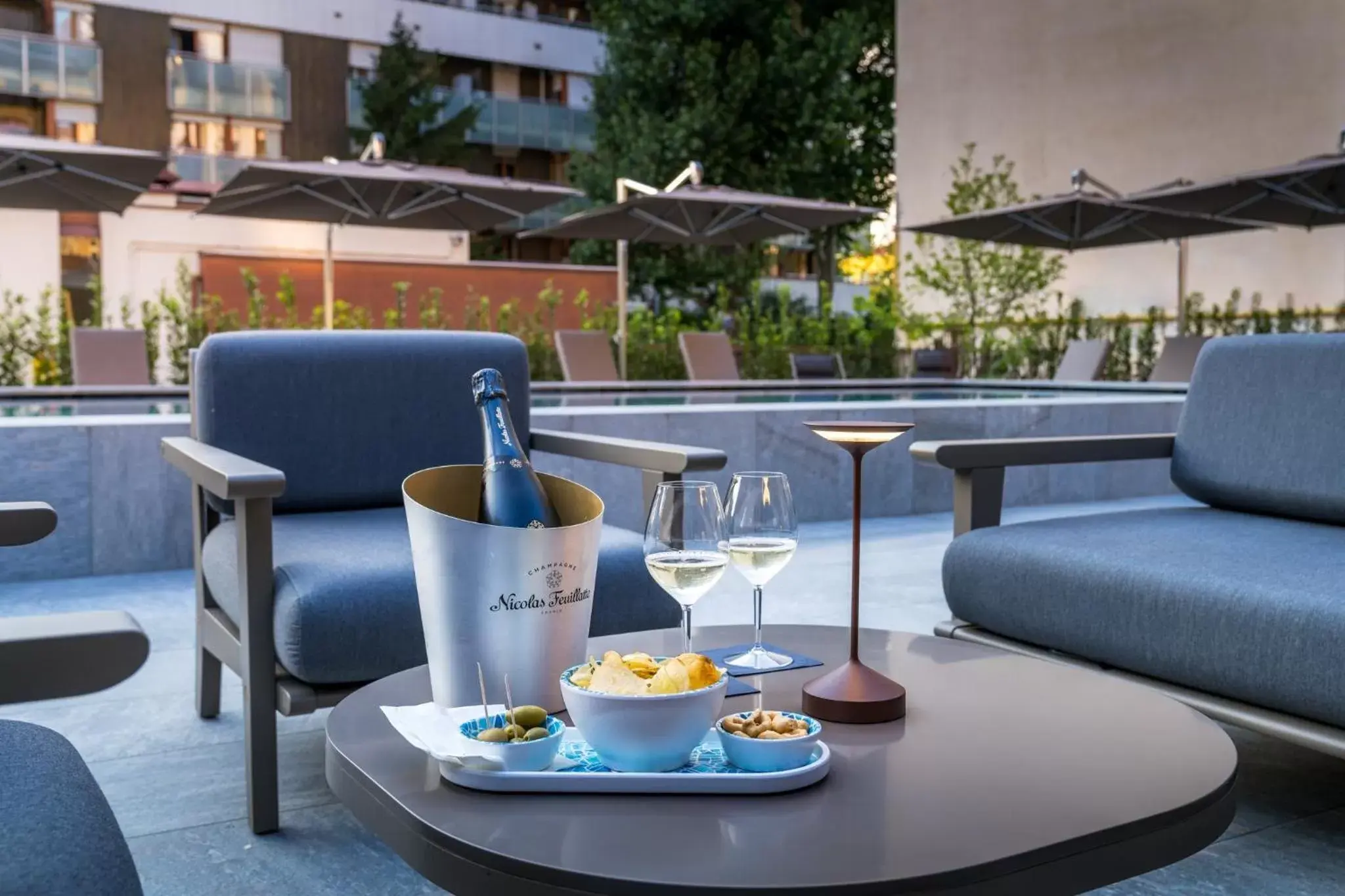 Swimming pool in Crowne Plaza Milan City, an IHG Hotel