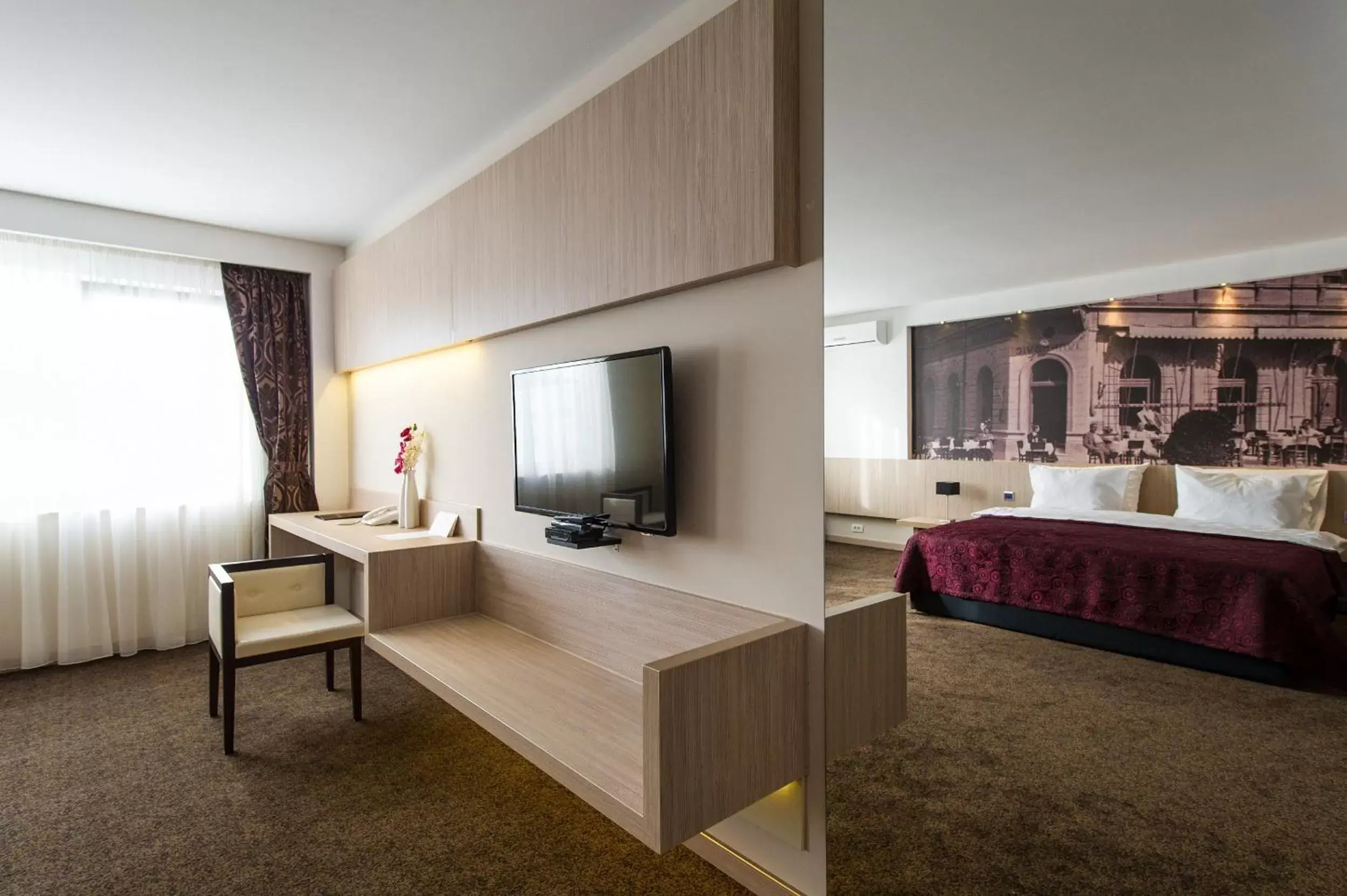 TV and multimedia, TV/Entertainment Center in City Hotel Mostar