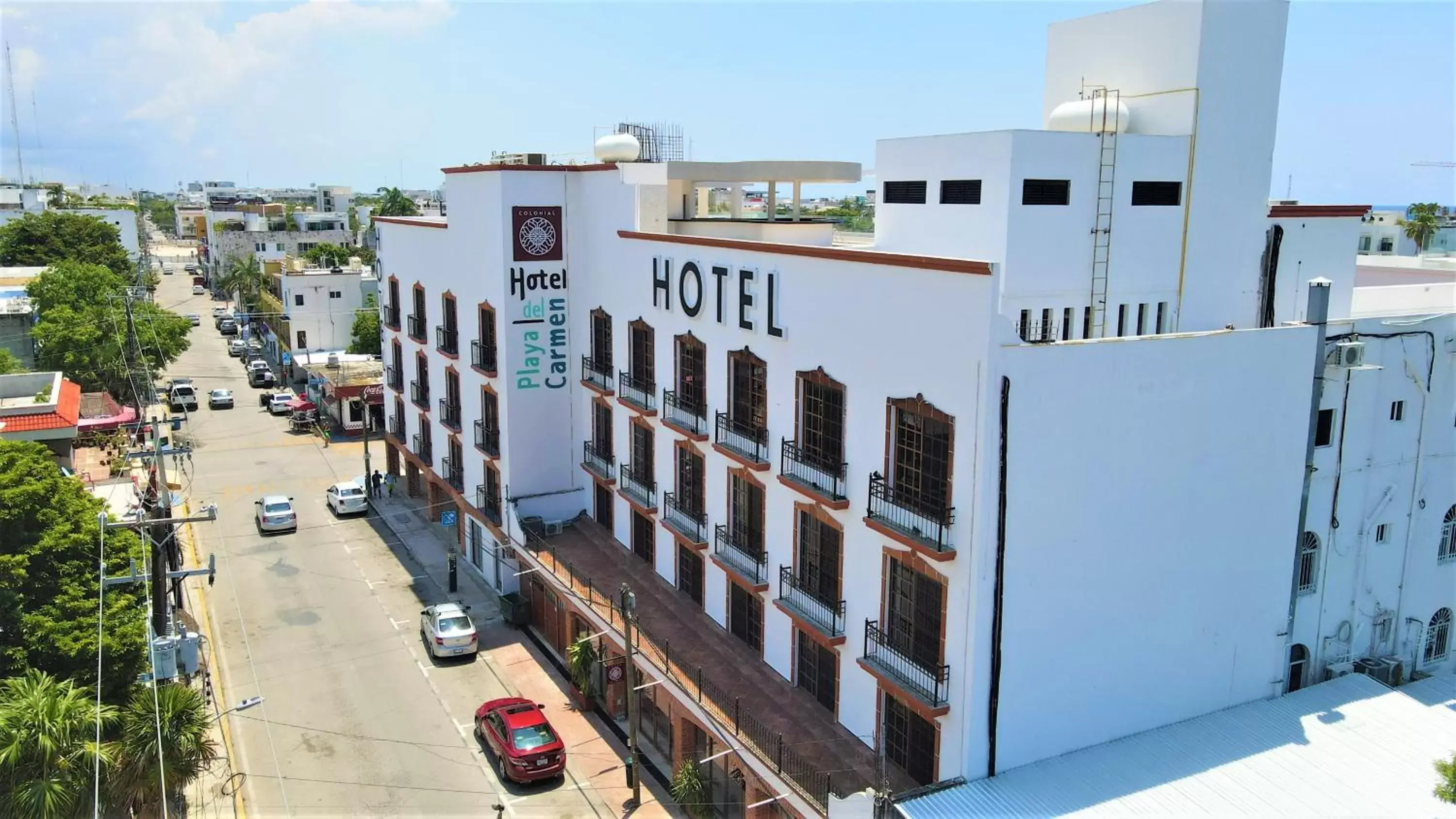 Property building in Hotel Colonial Playa del Carmen