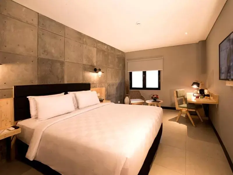 Bed in Ayaartta Hotel Malioboro