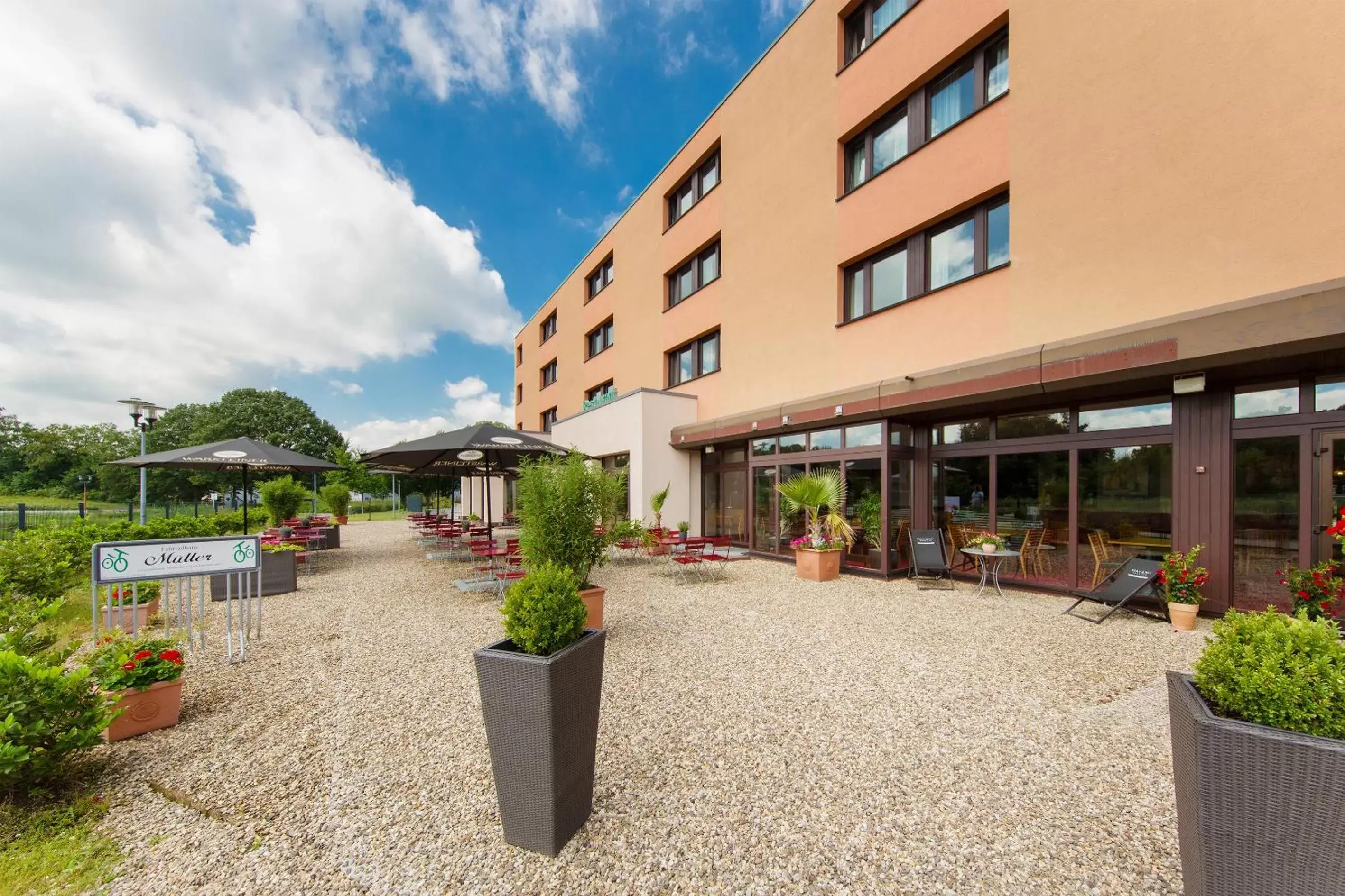 Balcony/Terrace, Property Building in Montana Parkhotel Marl