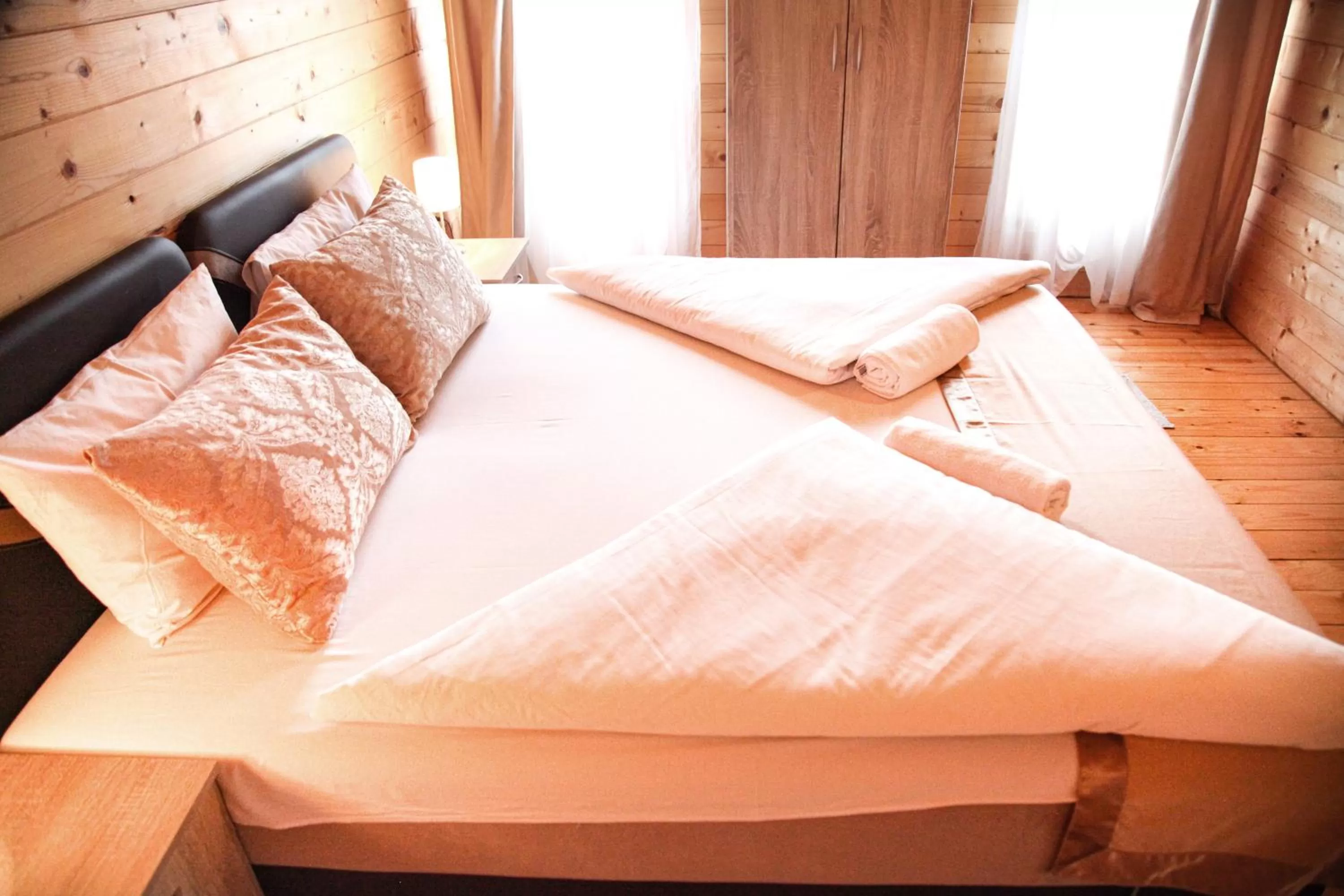 Bed in S Club Resort Hotel Aqua Park and Spa