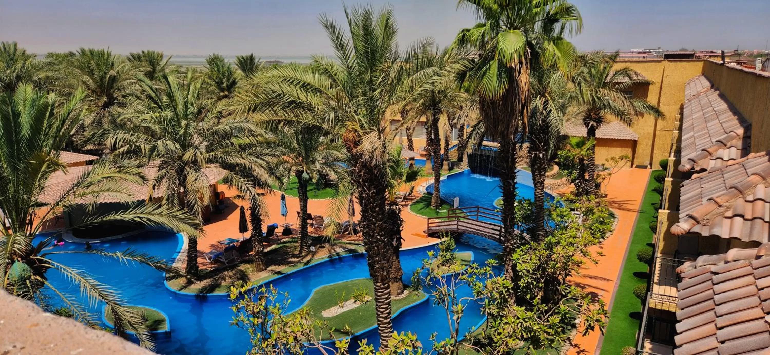 Pool view in Mövenpick Hotel Kuwait