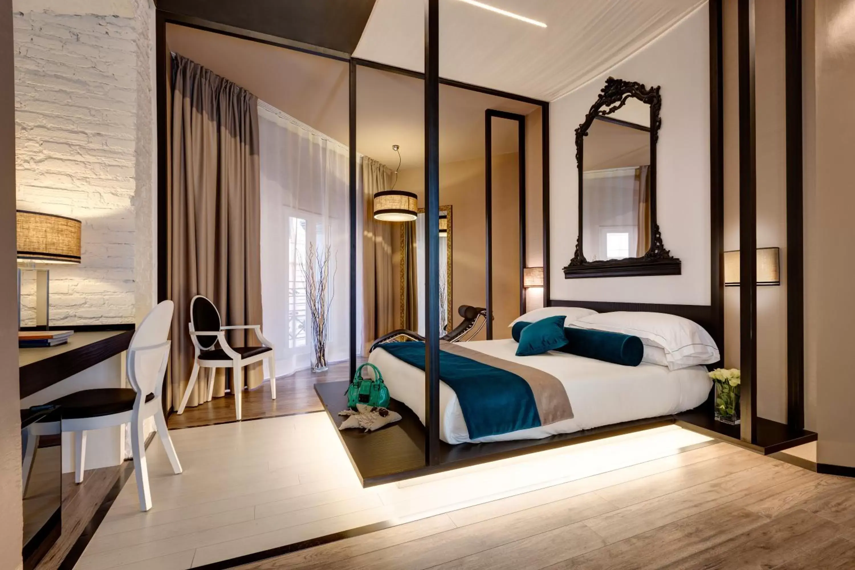 Bed in Dharma Luxury Hotel