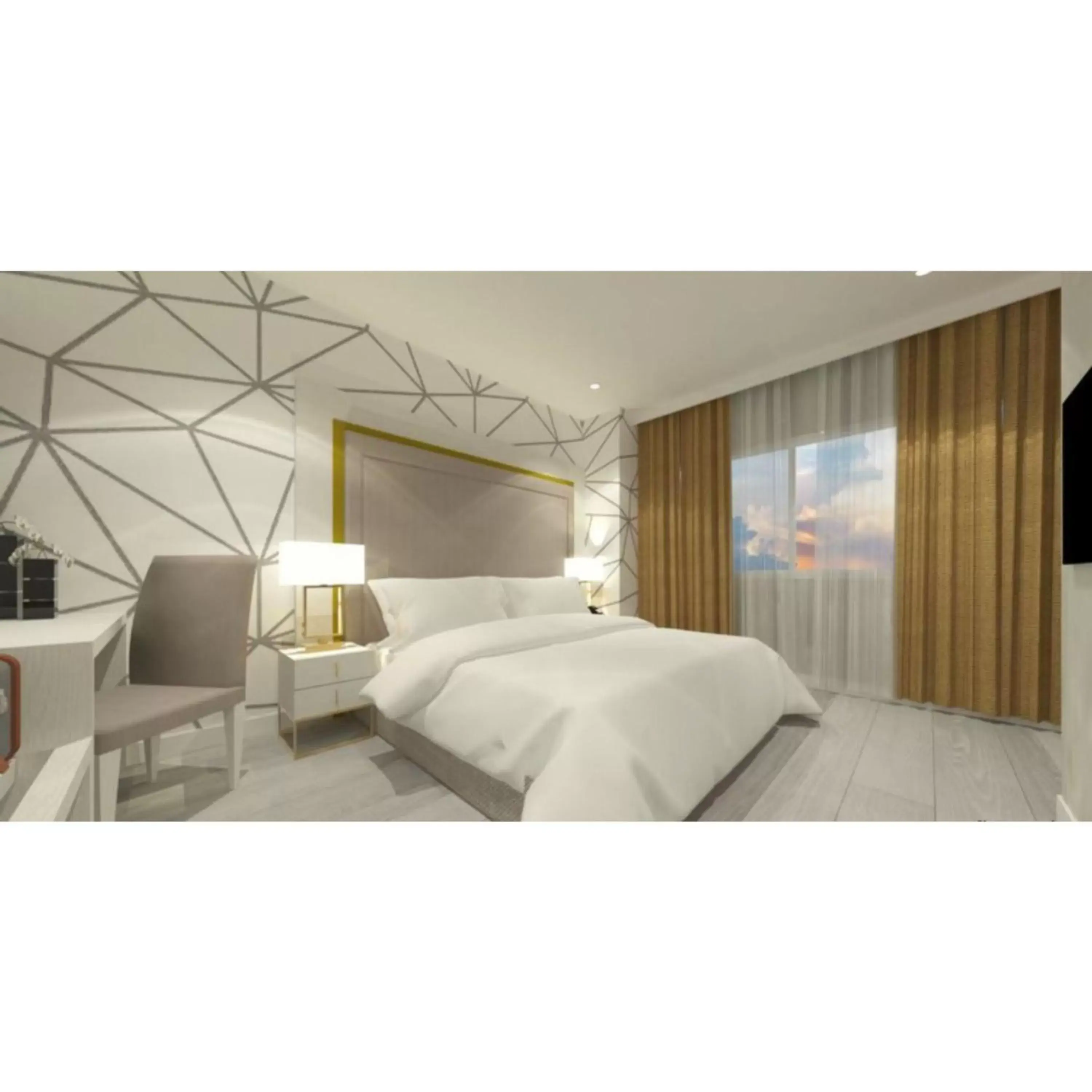 Bed in Summit Hotel Naga