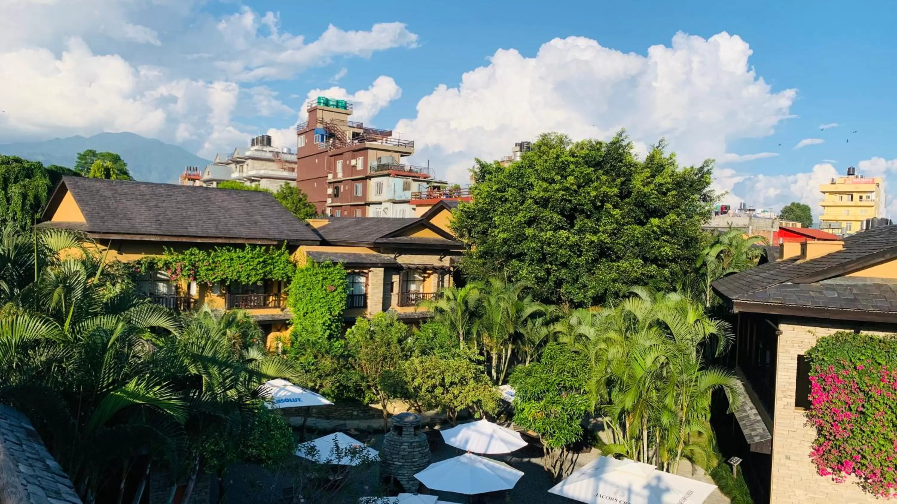 Natural landscape in Temple Tree Resort & Spa, Pokhara