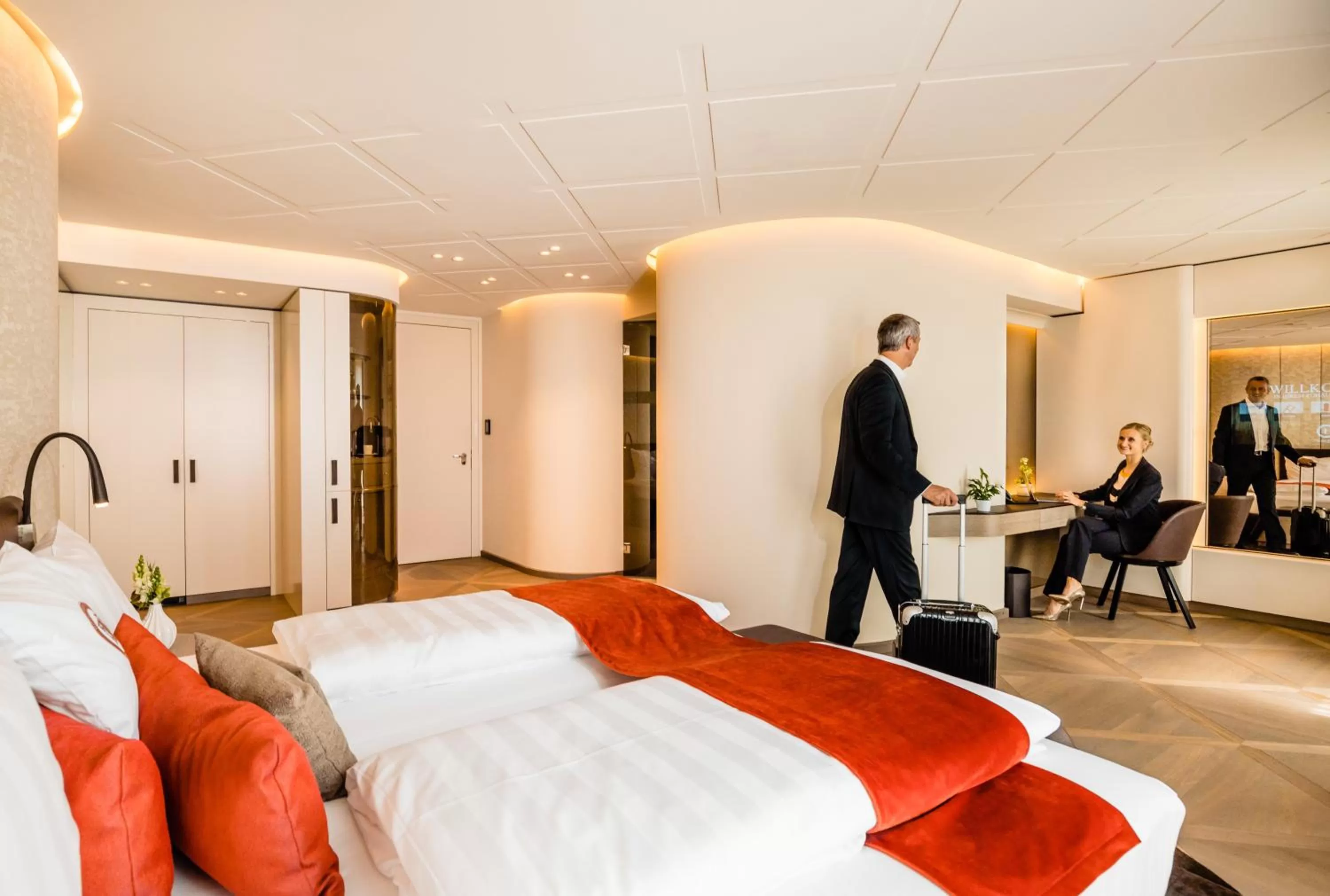 Photo of the whole room, Bed in Hotel Neues Tor