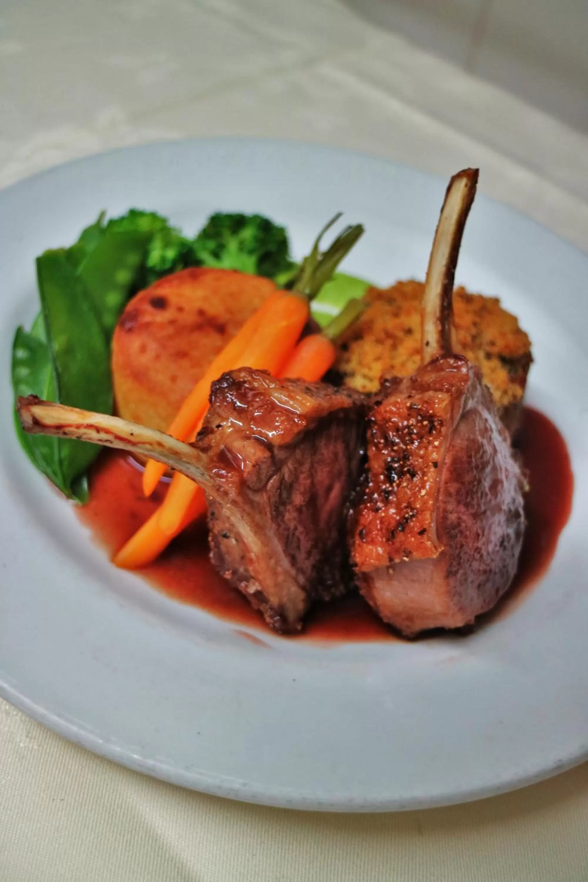 Food close-up in Falcon Hotel