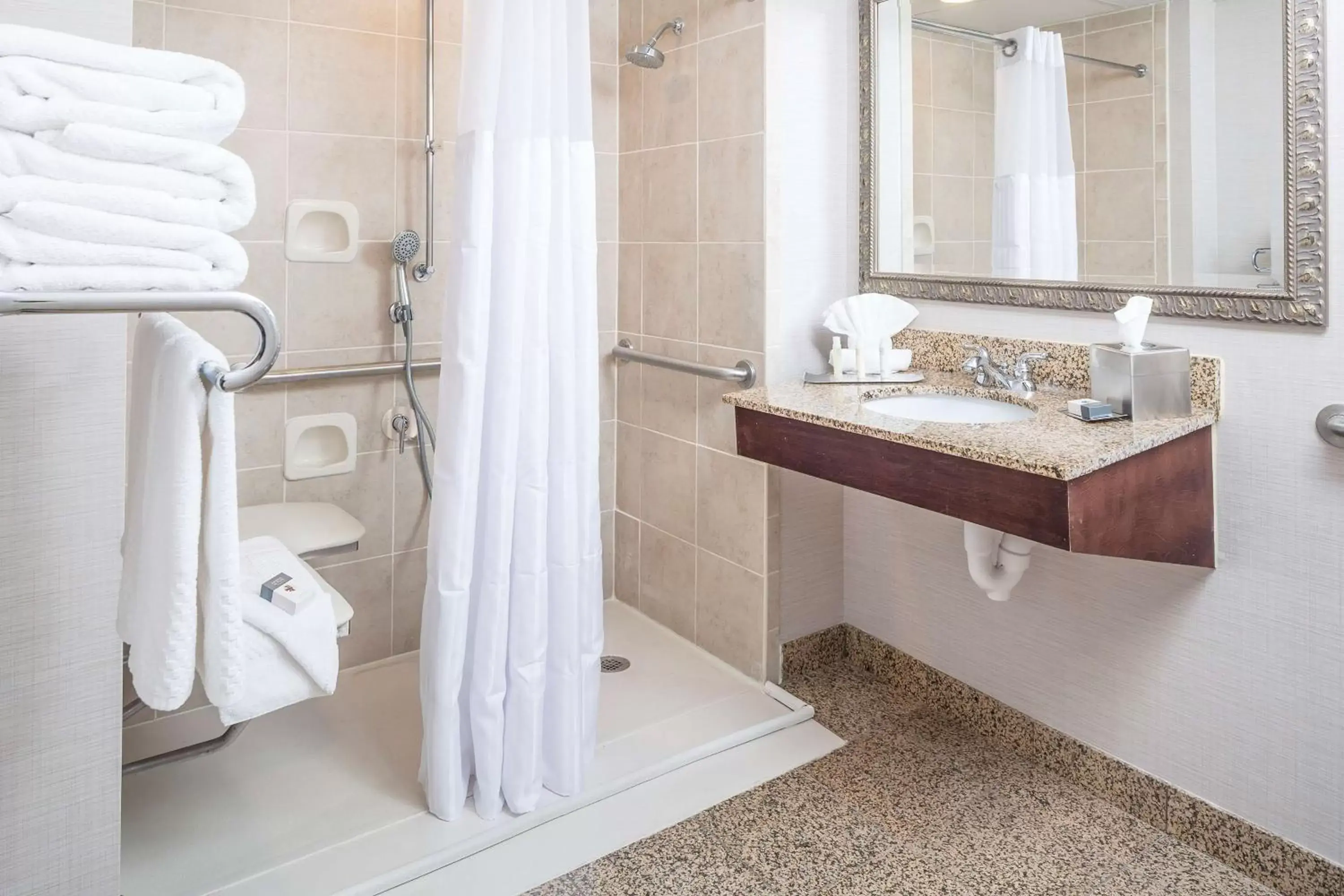 Bathroom in DoubleTree by Hilton Boston-Milford