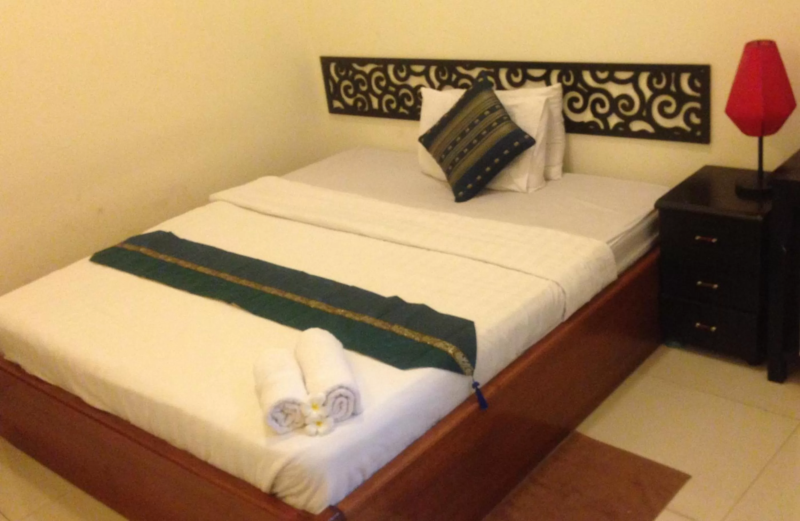 Bed in New Season Riverside Hotel