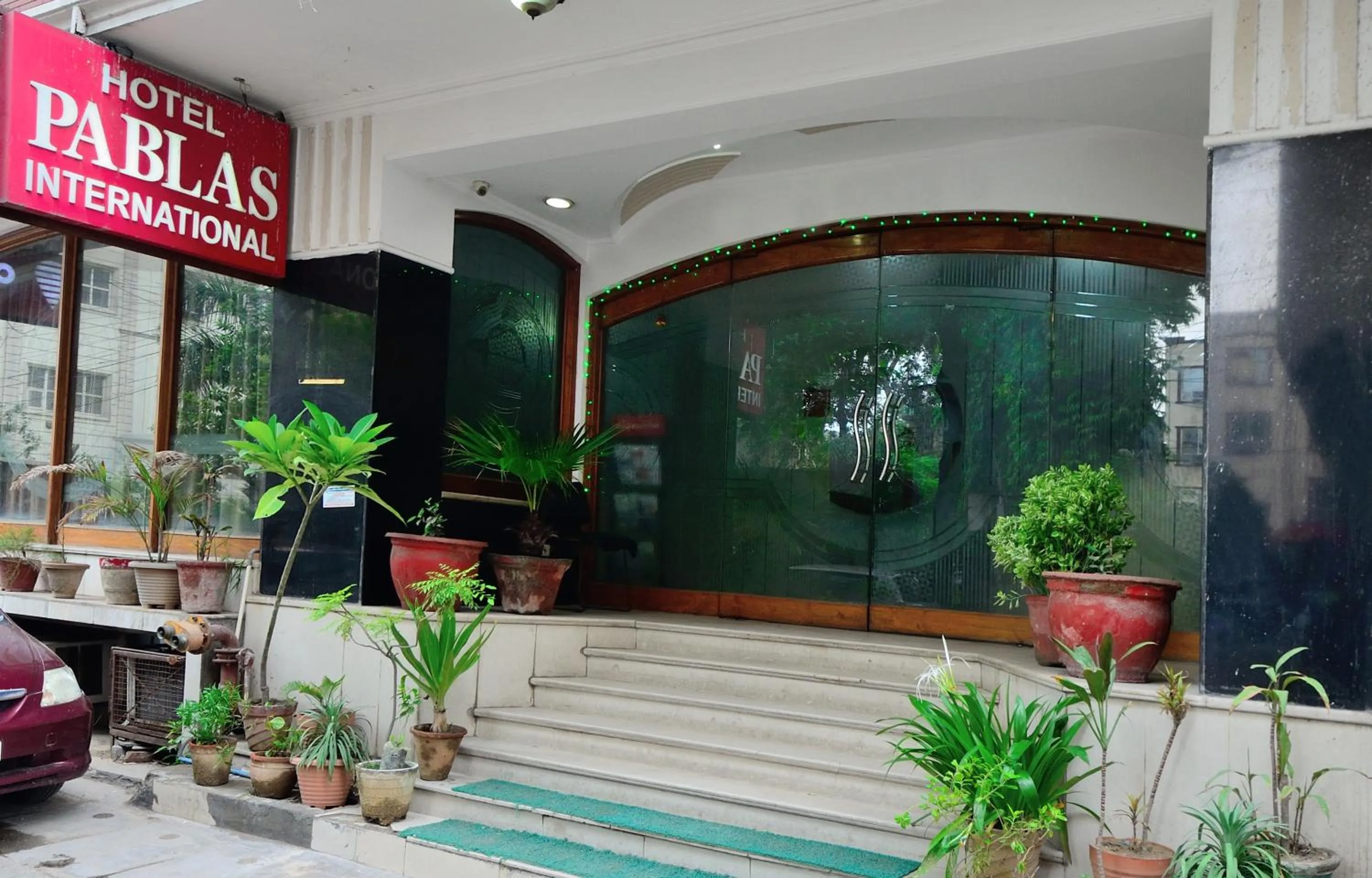 Facade/entrance in Hotel Pablas International, New Delhi, Near Metro