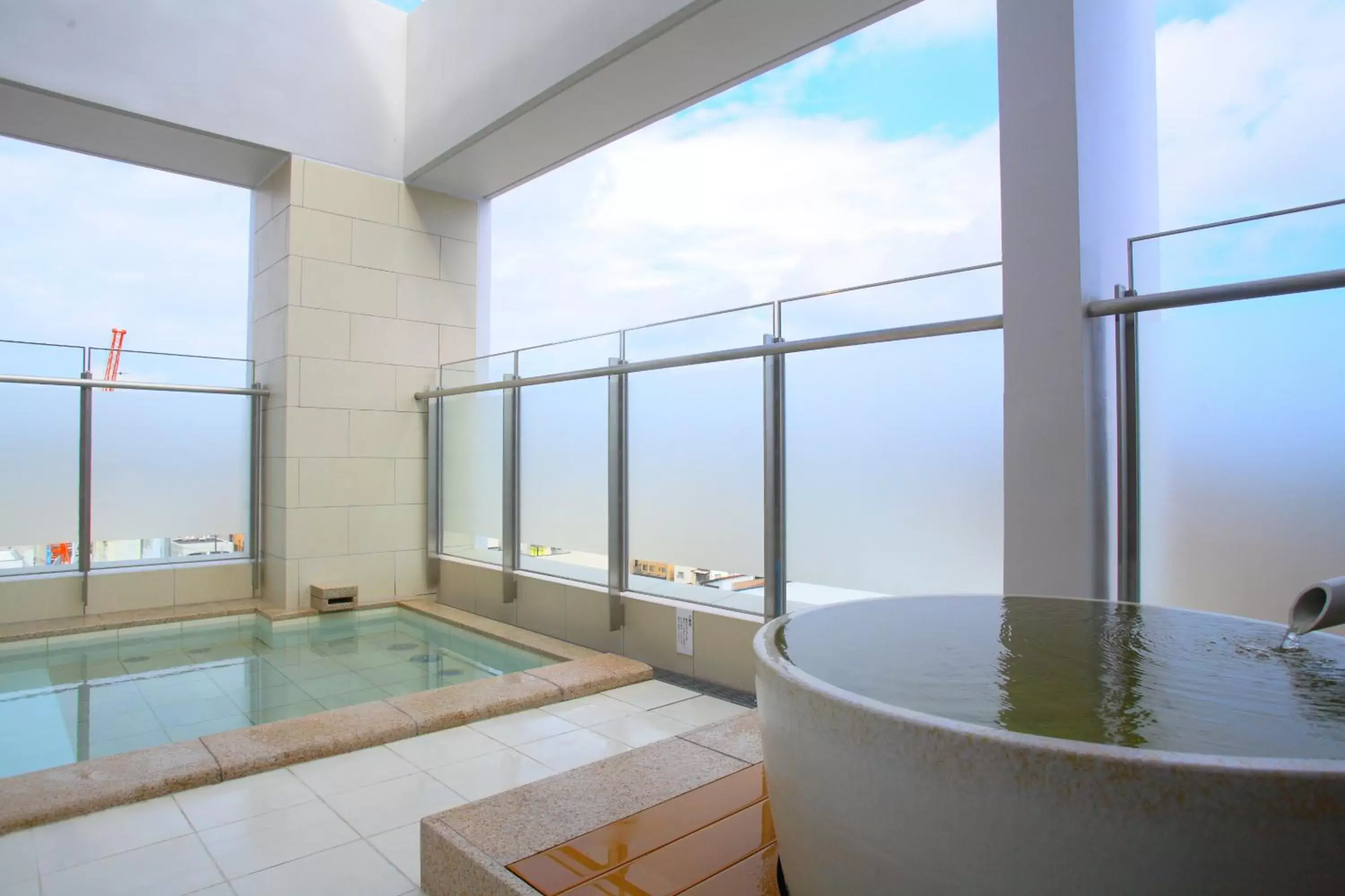 Hot Spring Bath, Swimming Pool in Spa Hotel Alpina Hida Takayama