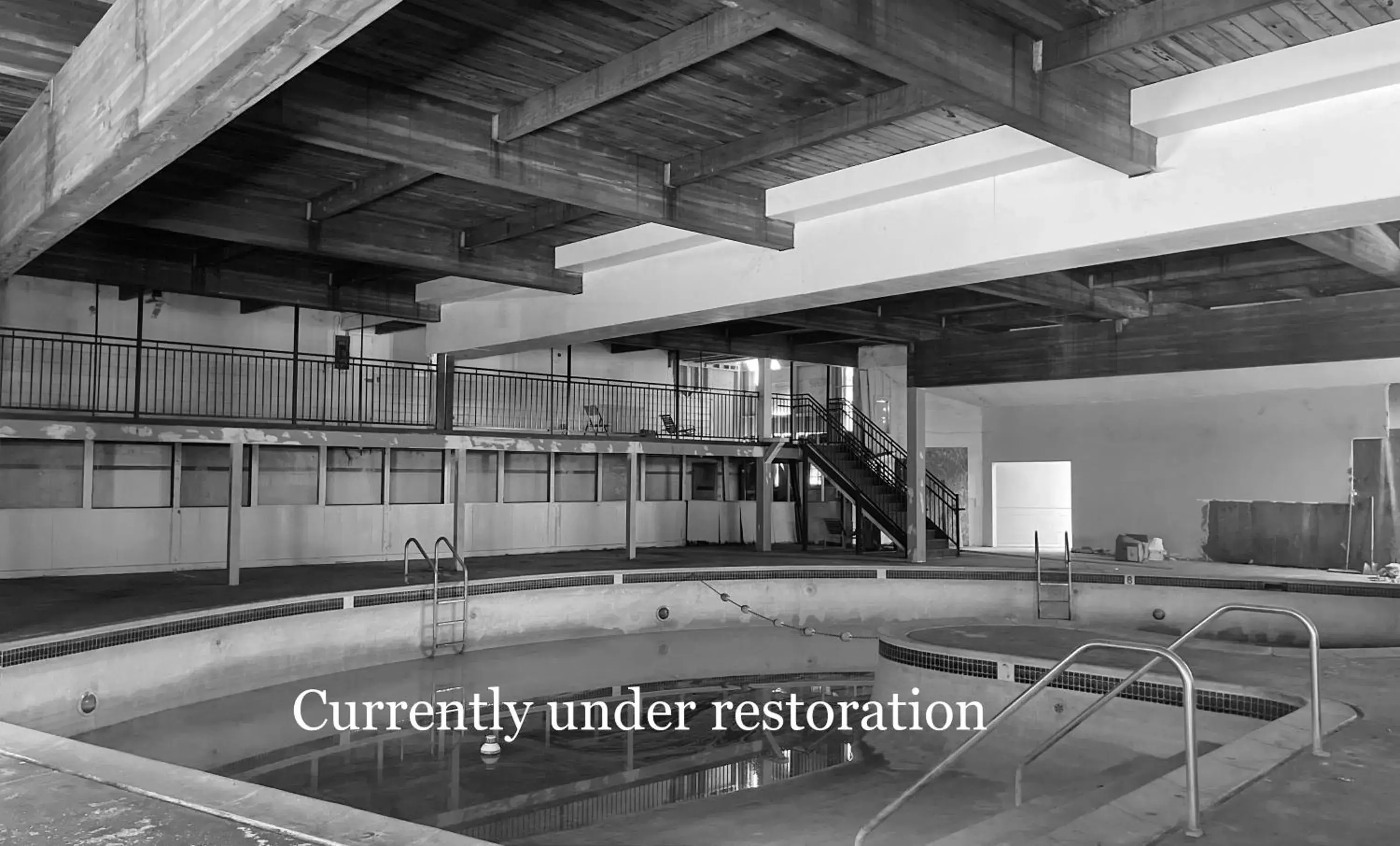 Swimming pool in The Historic Brookdale Lodge, Santa Cruz Mountains