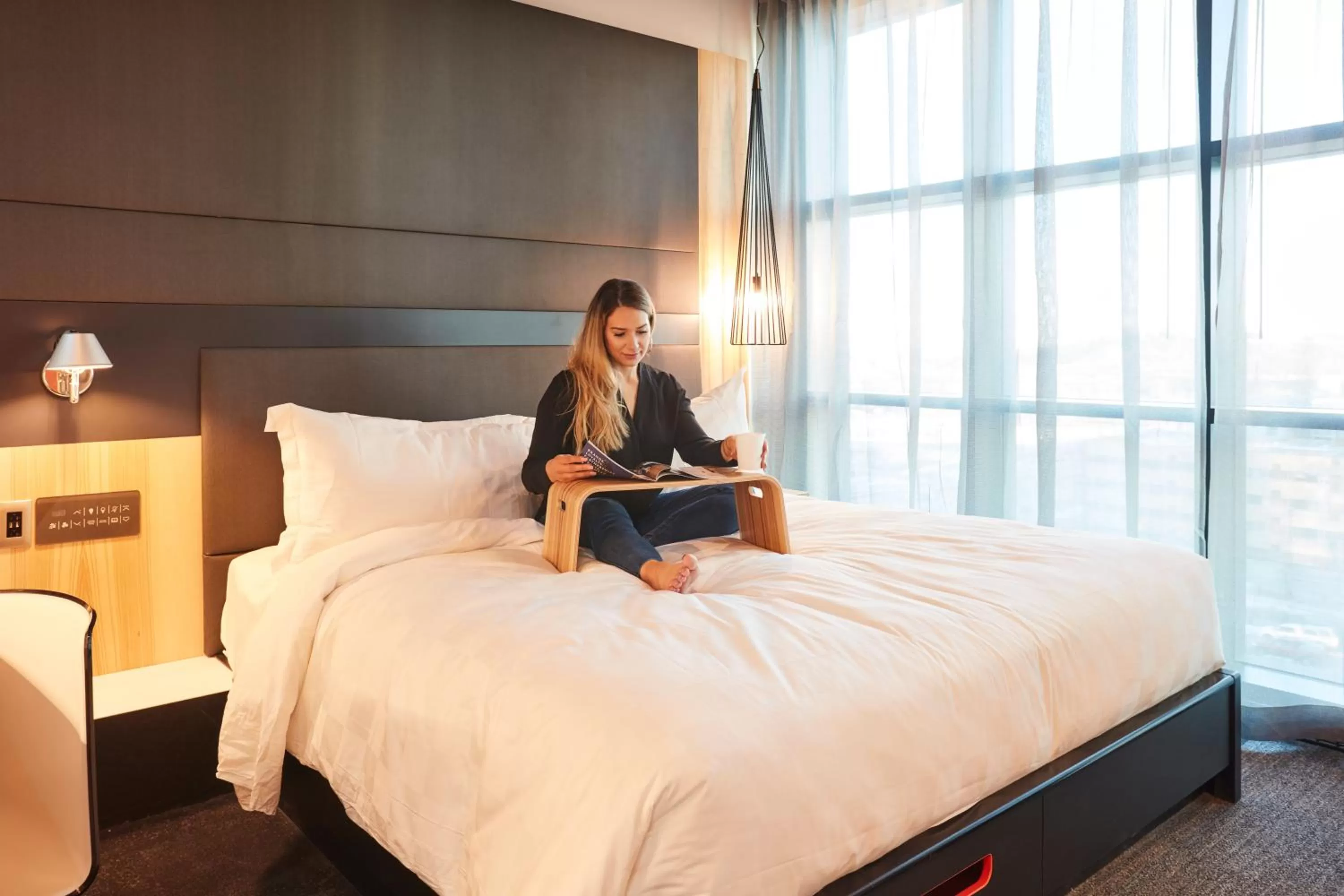 Bed in Alt Hotel Calgary East Village