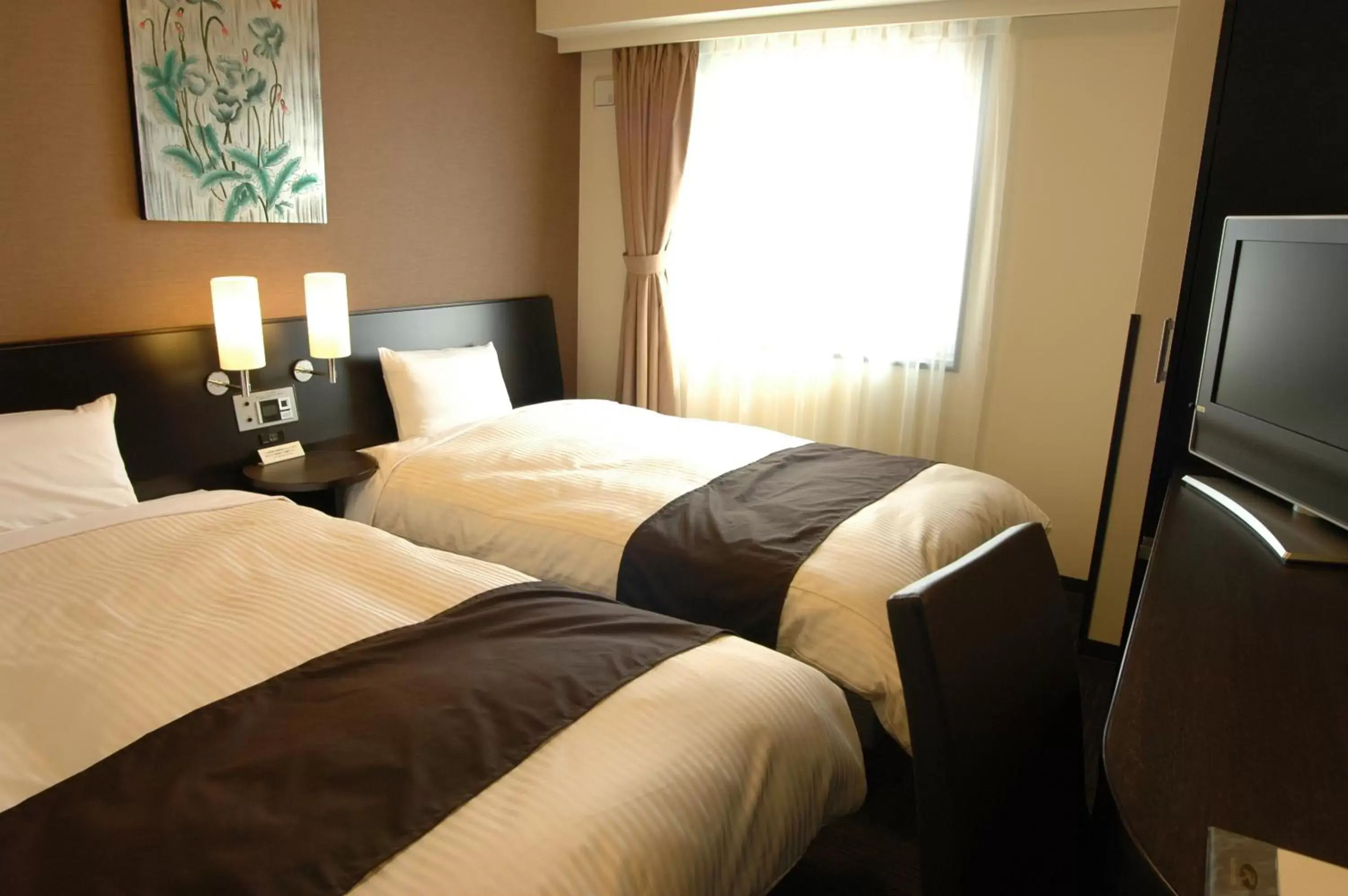 Bed in Hotel Route-Inn Towada