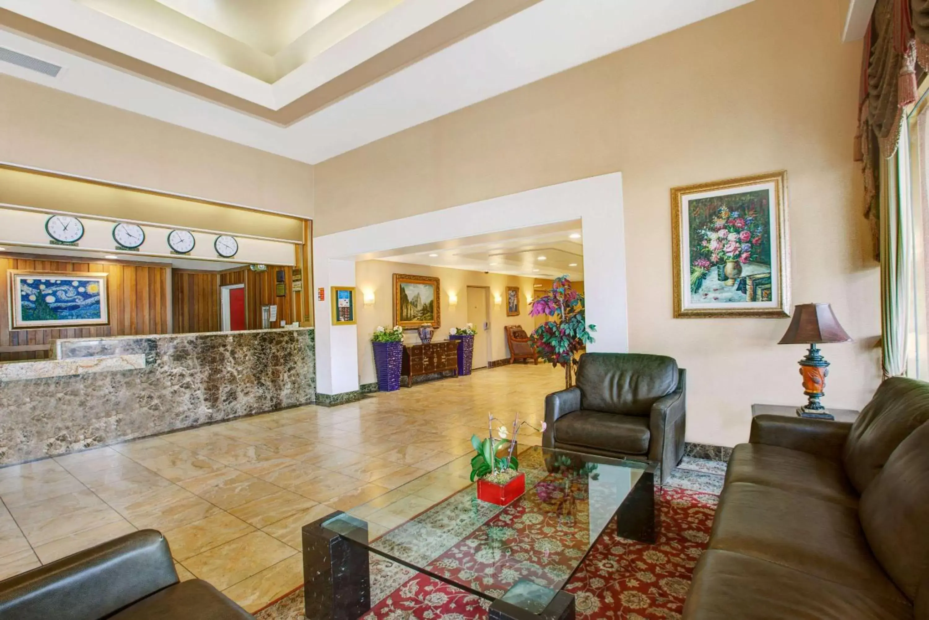 Lobby or reception, Lobby/Reception in Ramada by Wyndham Hawthorne/LAX