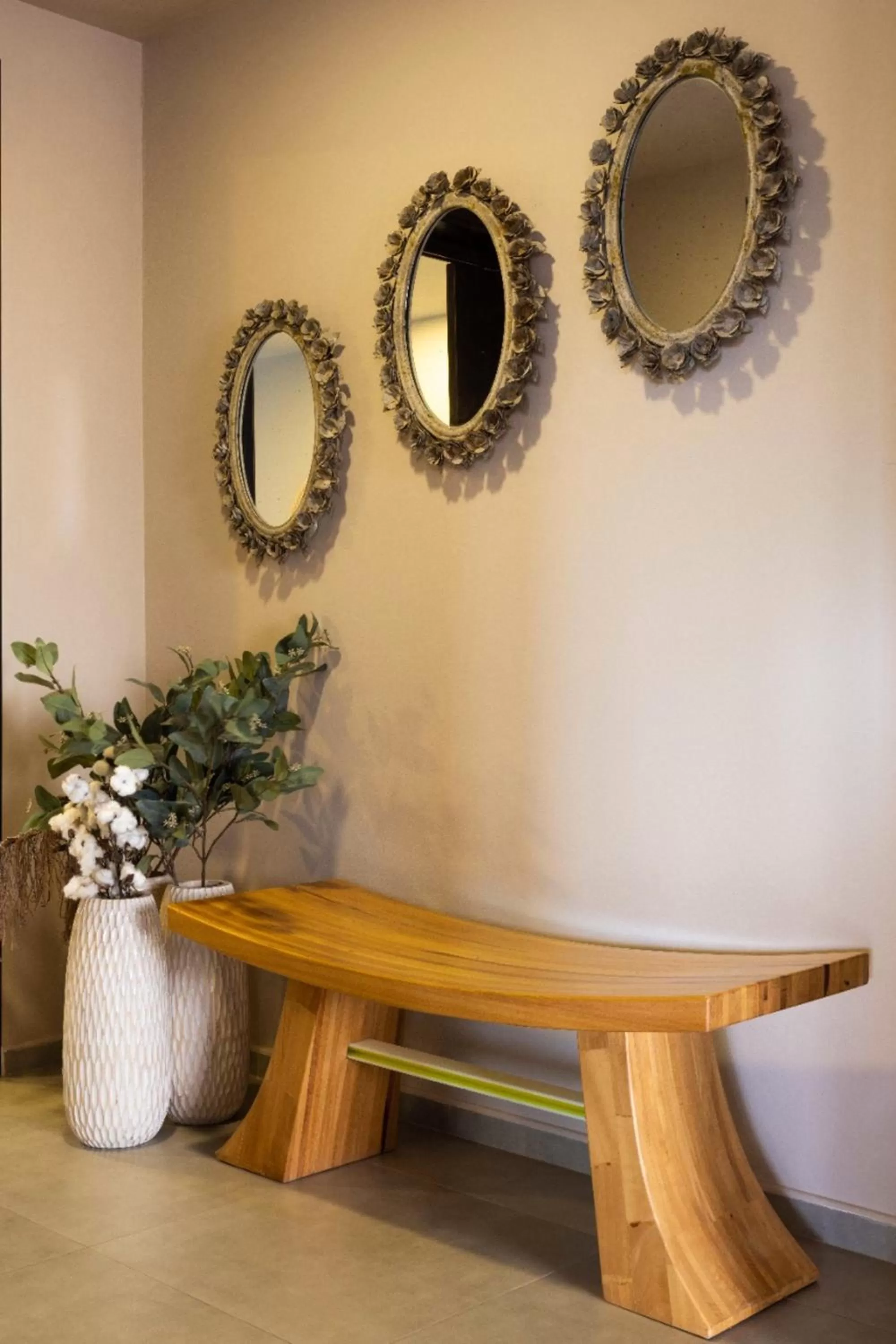 Living room in Tau House