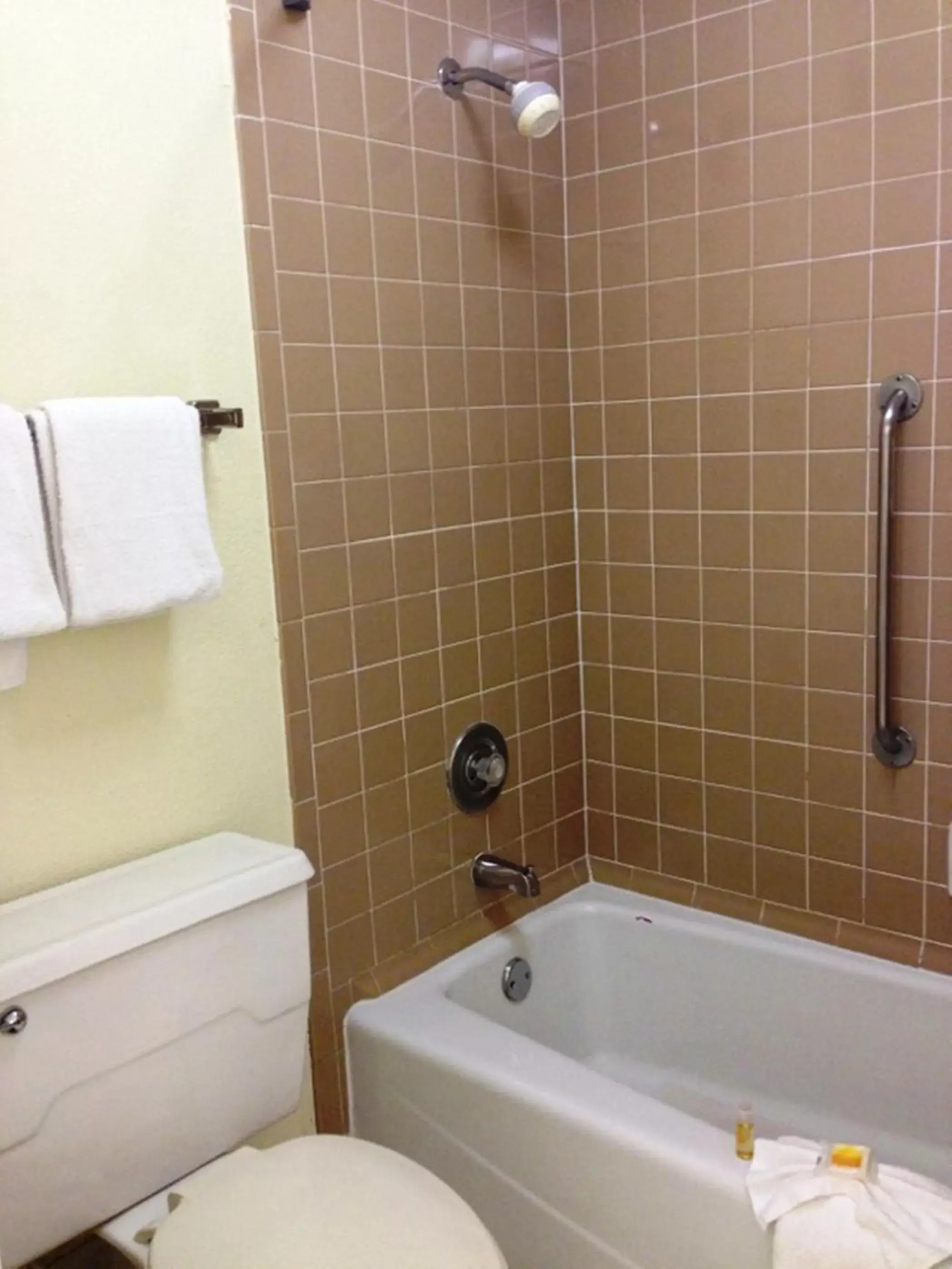 Bathroom in Days Inn by Wyndham Irving Grapevine DFW Airport North