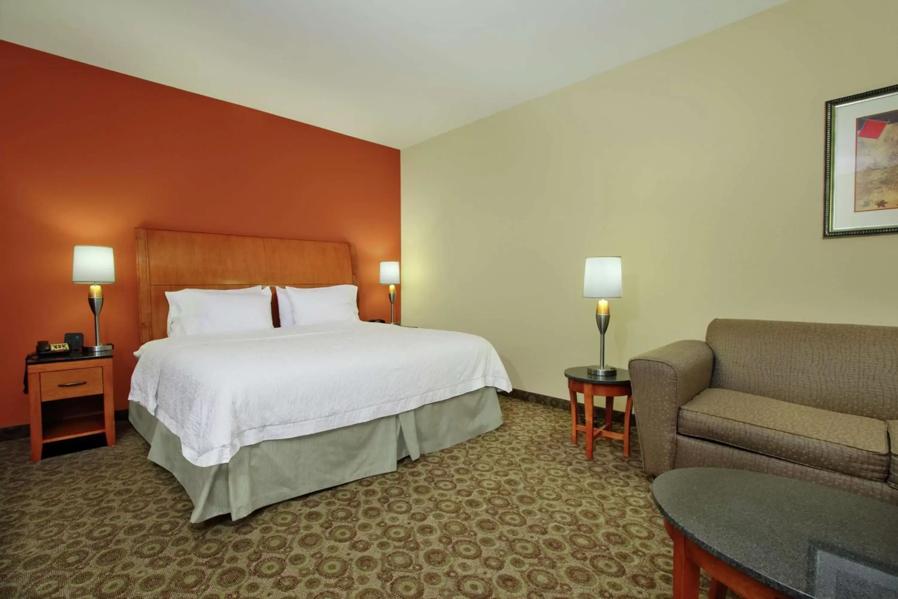 Living room, Bed in Hampton Inn & Suites Buffalo