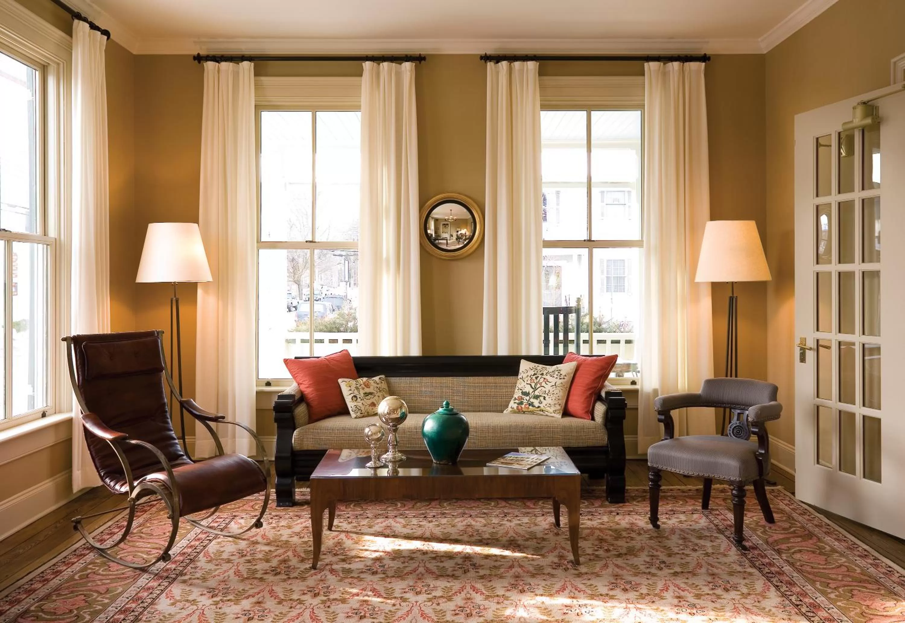 Communal lounge/ TV room in Hotel Fauchere