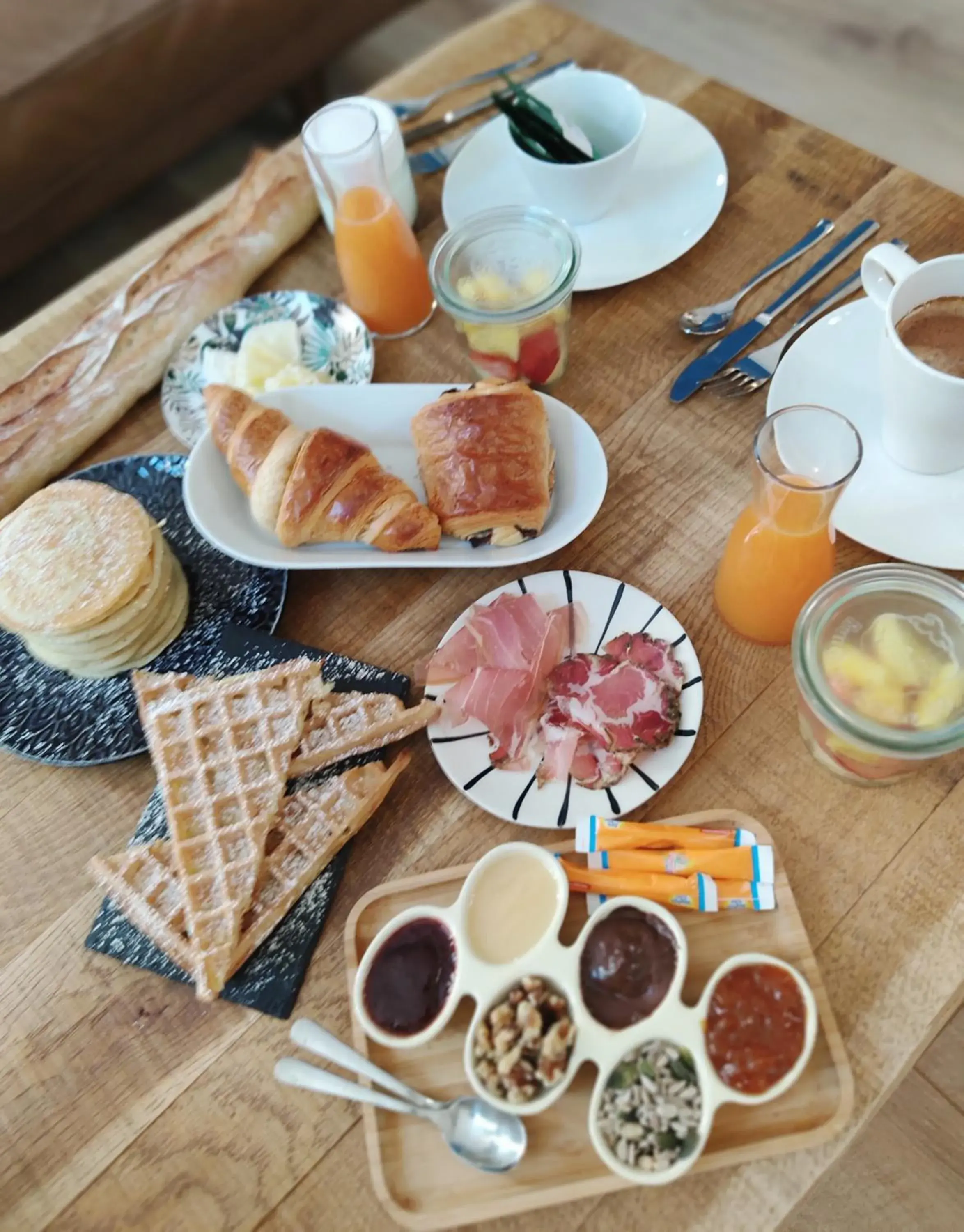 Food and drinks, Breakfast in La Maison Grivolas