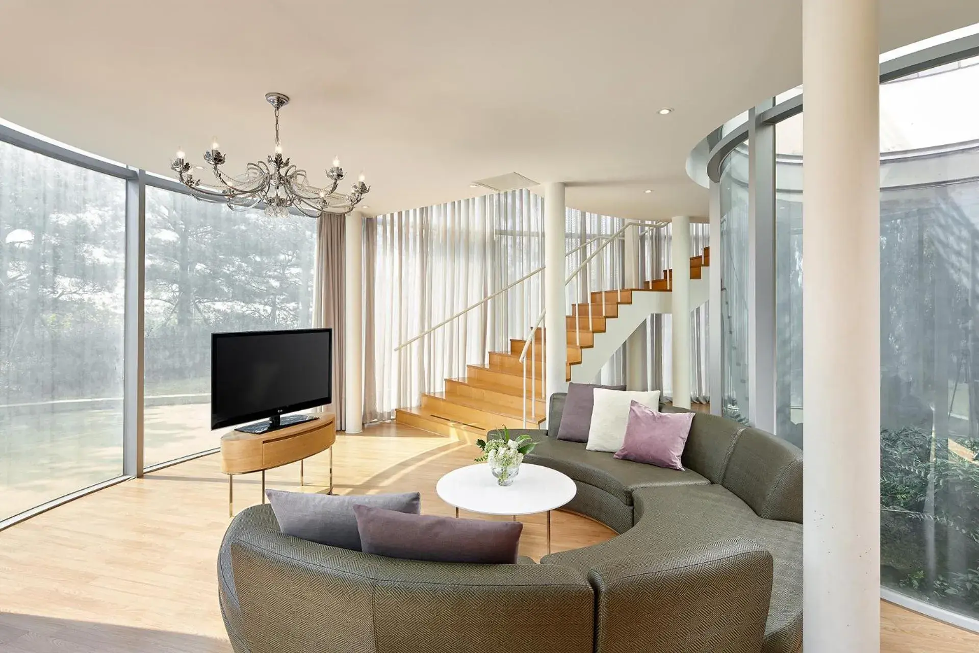 Living room in Lotte Resort Jeju Artvillas