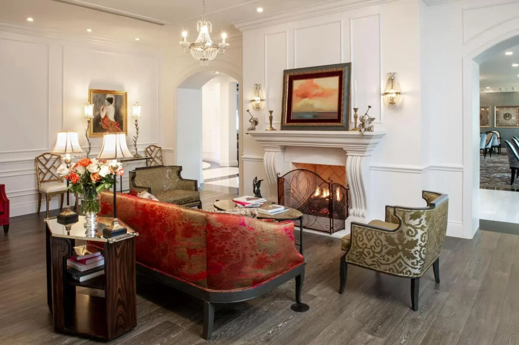 Living room, Seating Area in Mirbeau Inn & Spa, Rhinebeck