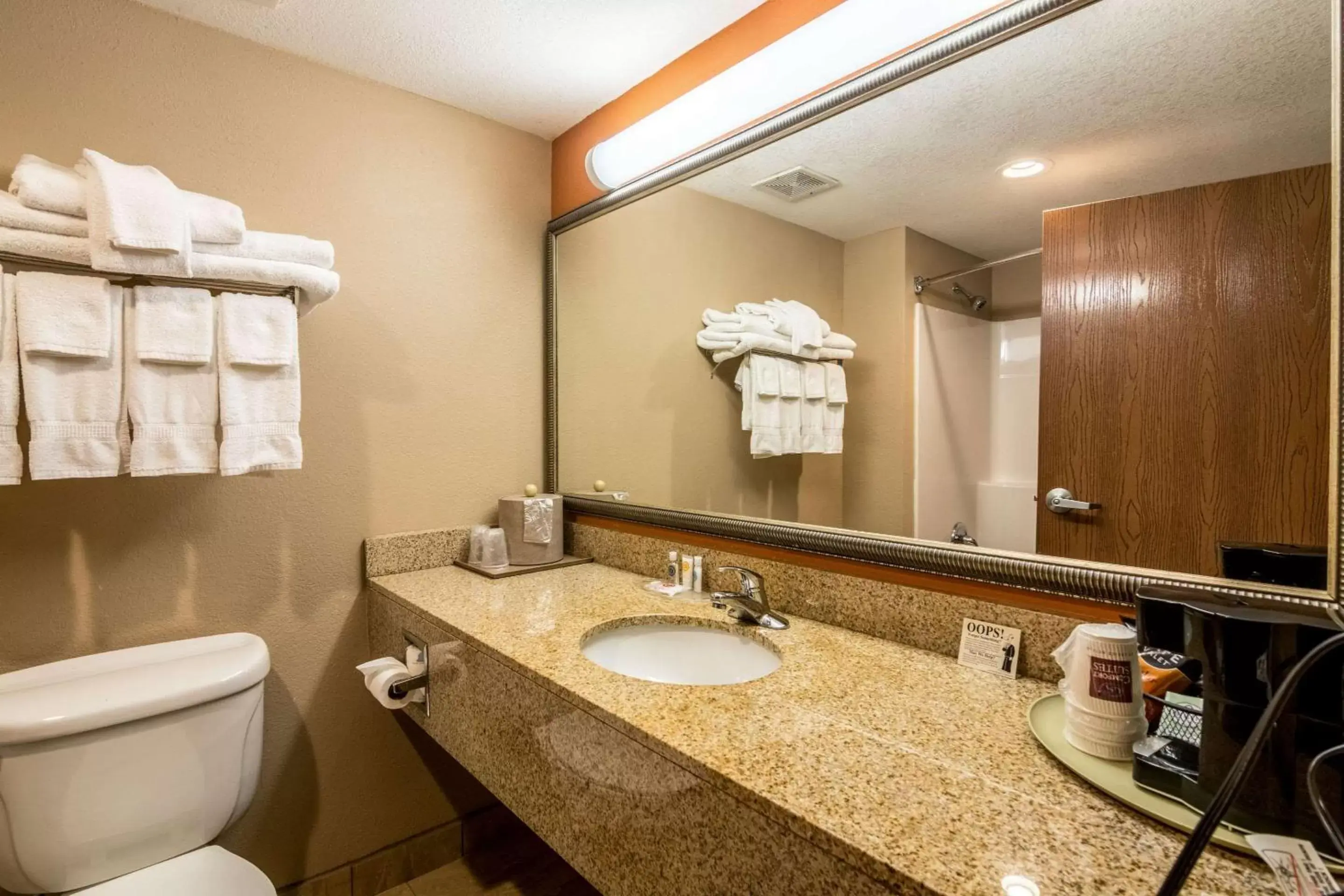 Bedroom, Bathroom in Comfort Suites