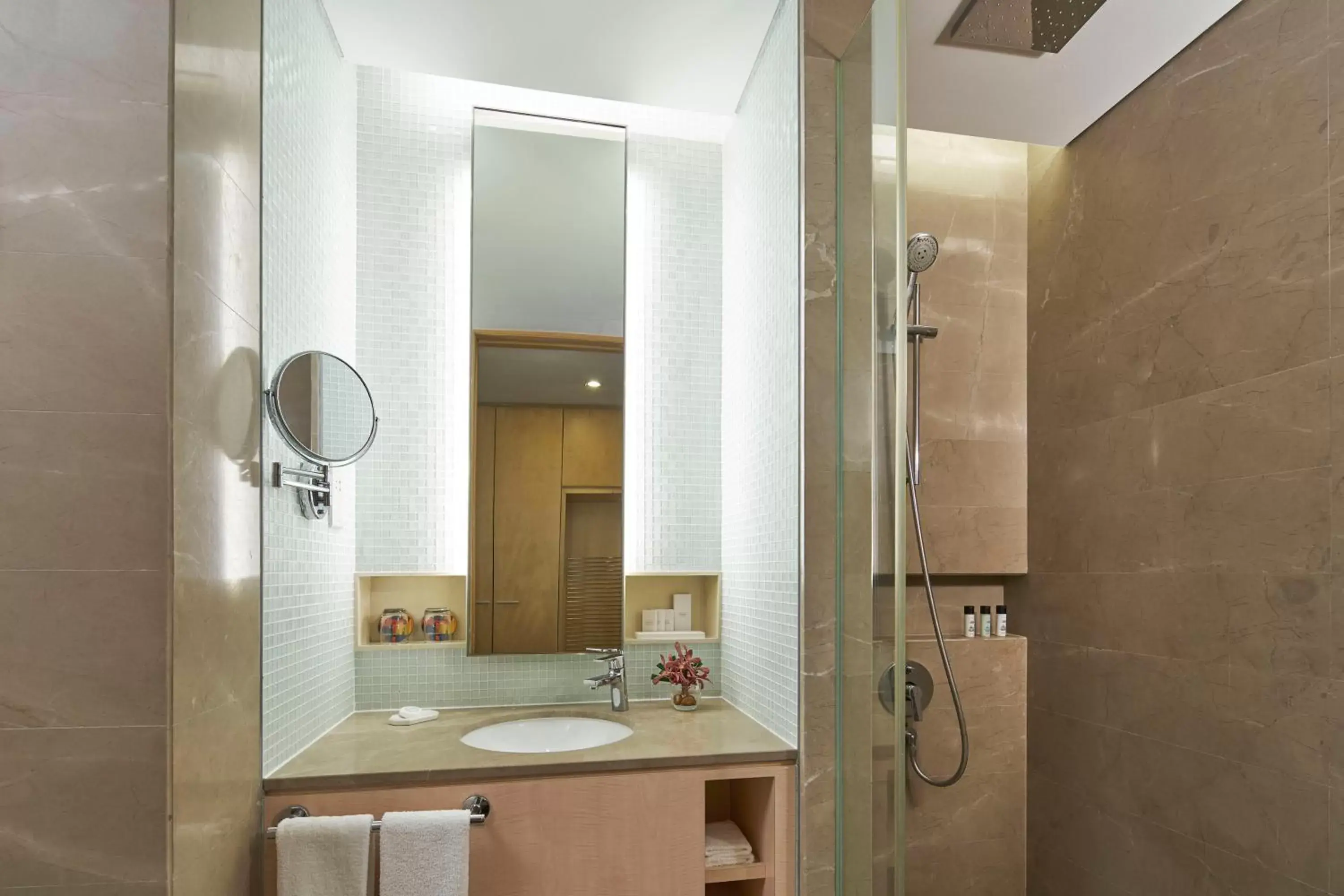 Bathroom in Rendezvous Hotel Singapore by Far East Hospitality