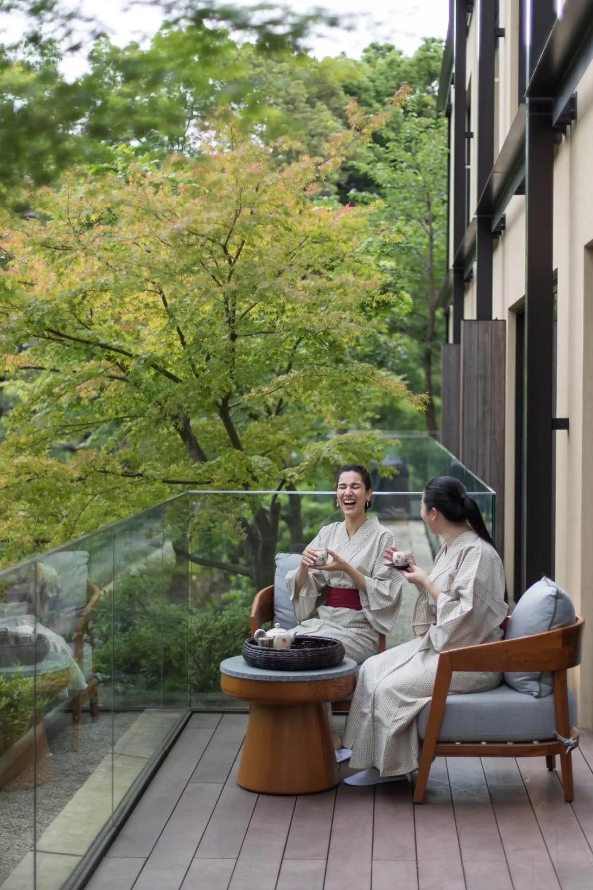 Balcony/Terrace in Four Seasons Hotel Kyoto