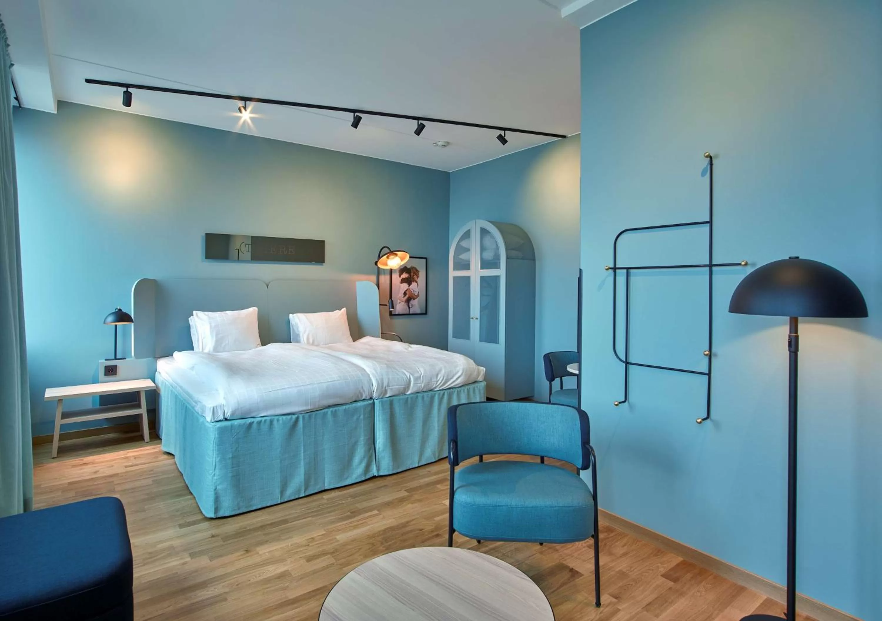 Photo of the whole room, Bed in Scandic Örebro Central