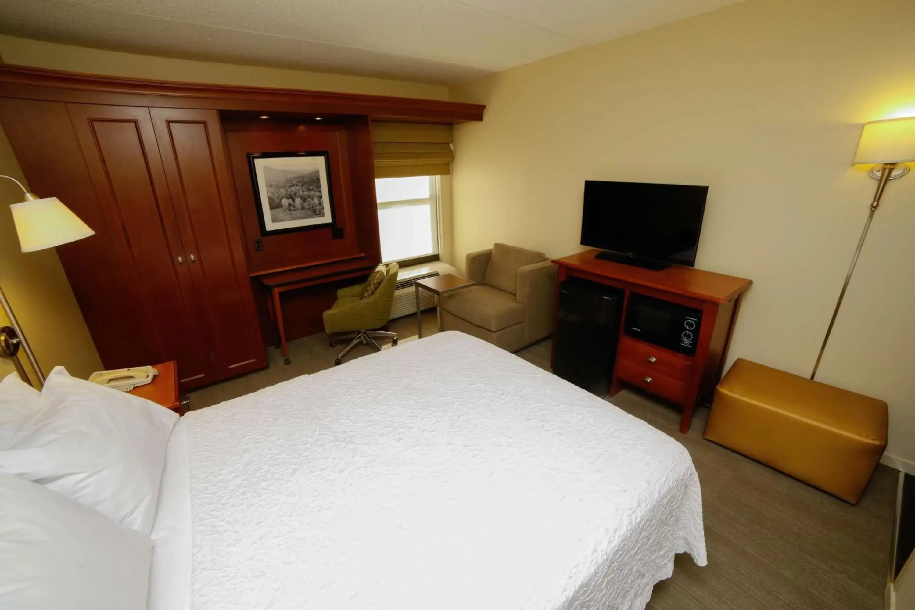 Bedroom, Bed in Hampton Inn Franklin, NC