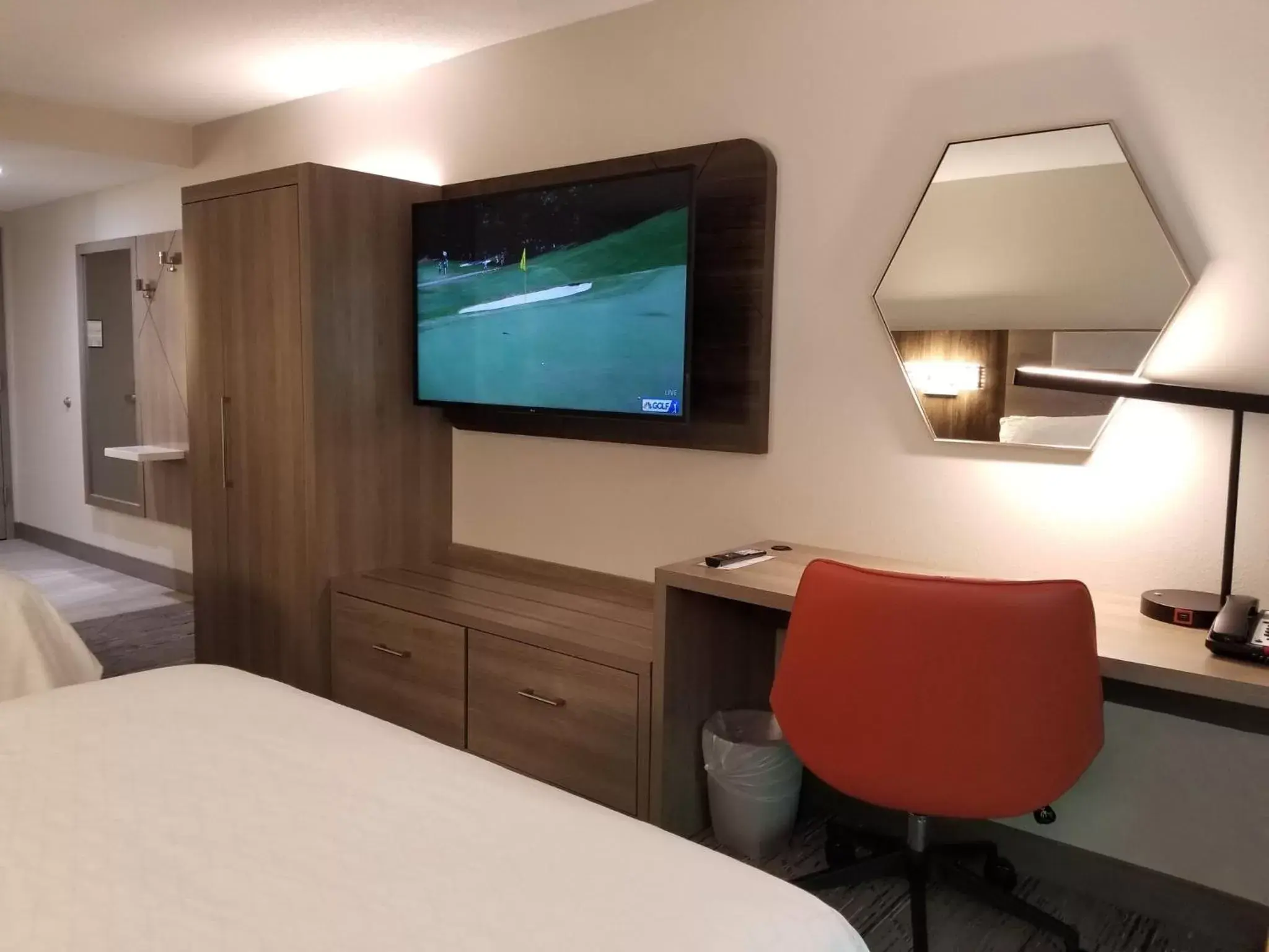 Photo of the whole room, TV/Entertainment Center in Holiday Inn Express Apex - Raleigh, an IHG Hotel