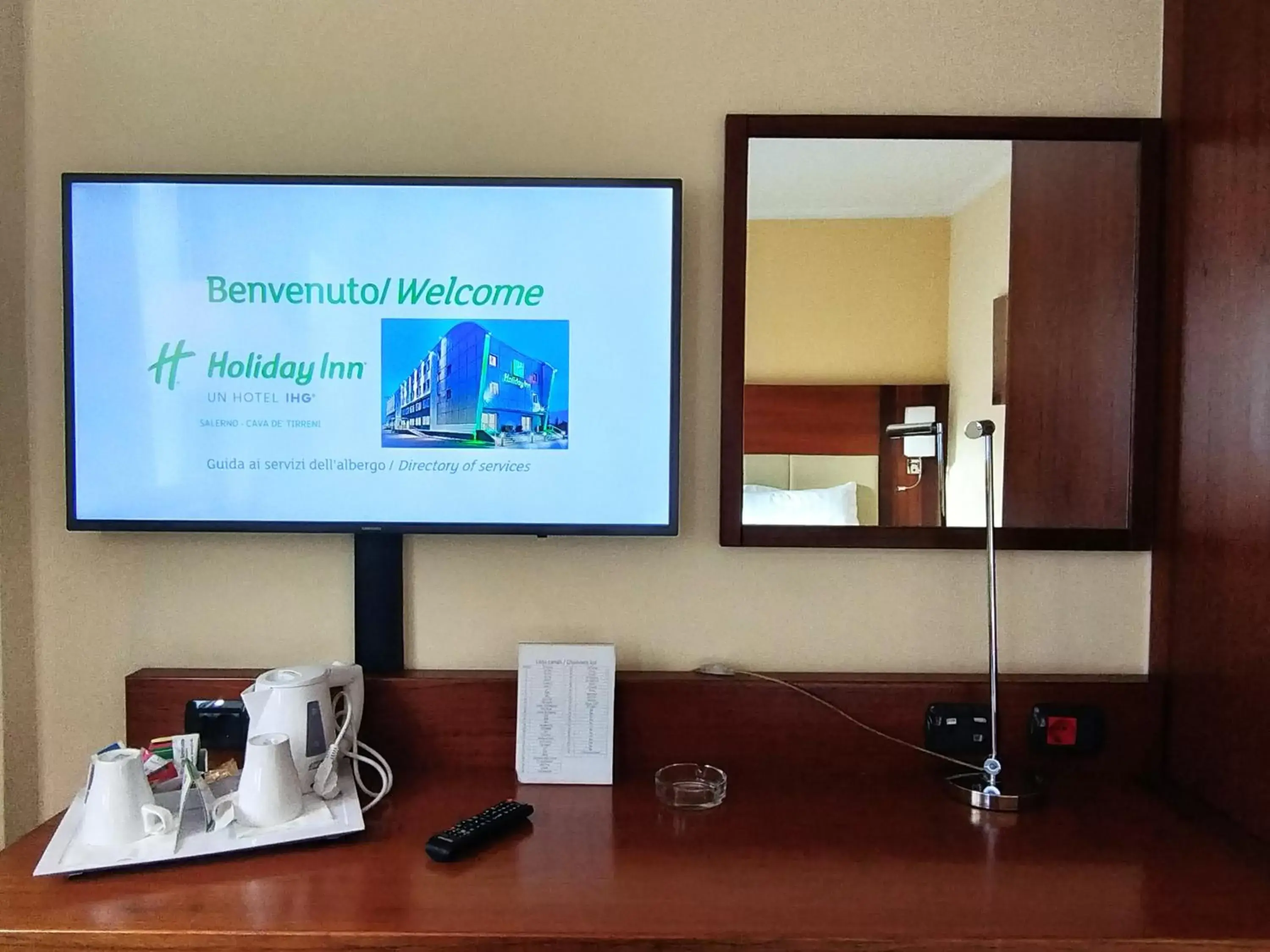 TV and multimedia, TV/Entertainment Center in Holiday Inn Salerno-Cava De' Tirreni, an IHG Hotel