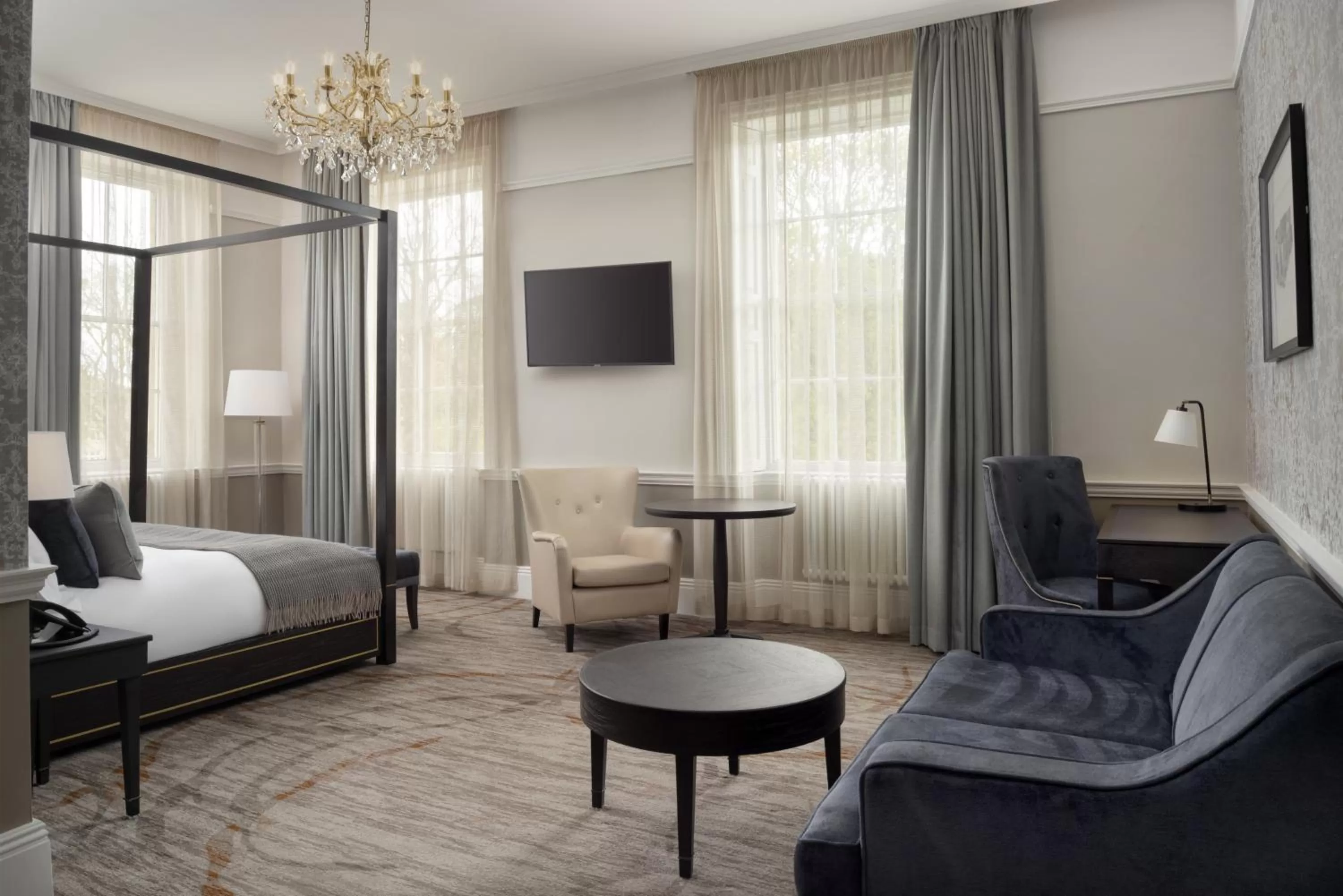 Seating area, Bed in Ensana Buxton Crescent