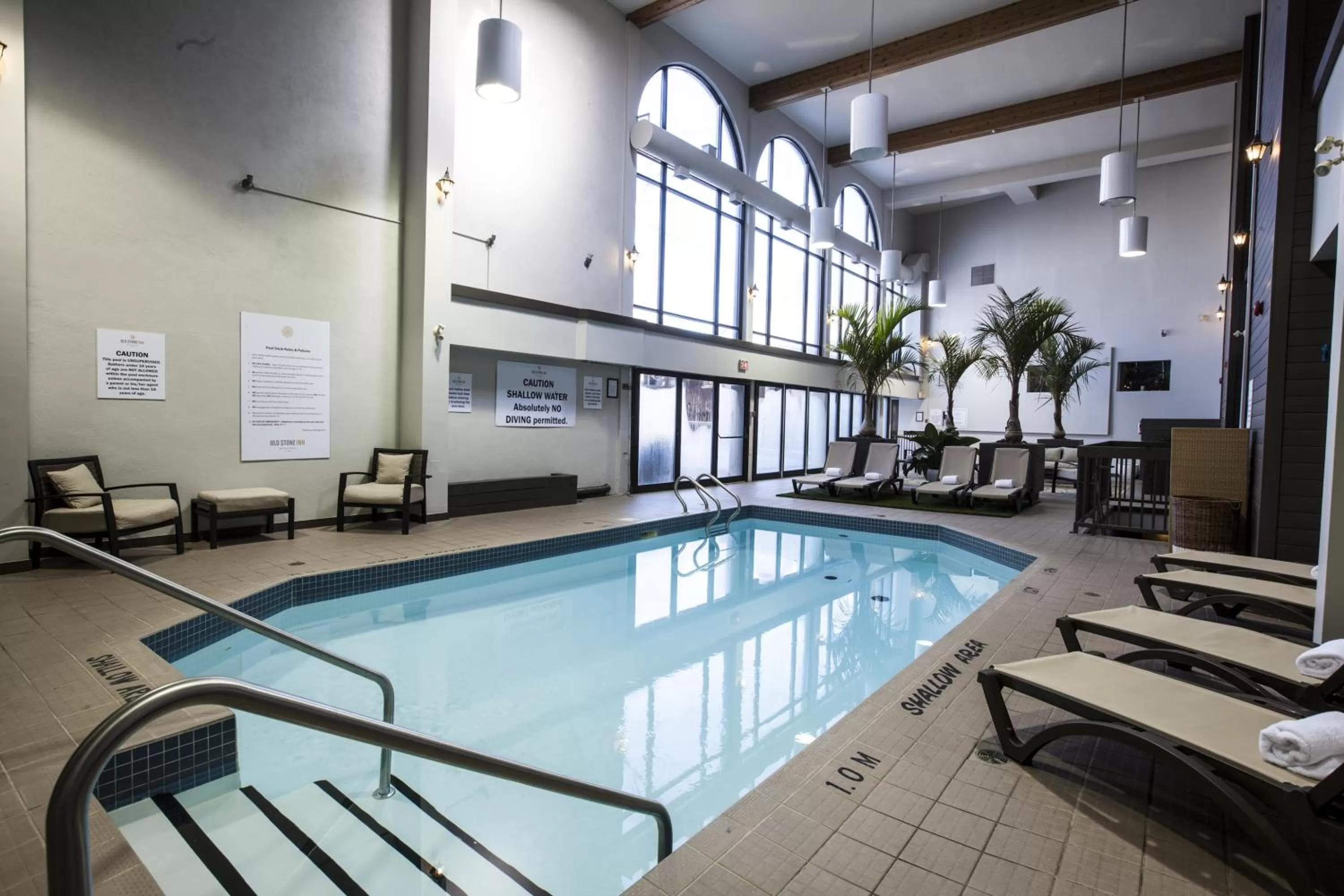 Swimming pool in Old Stone Inn Boutique Hotel
