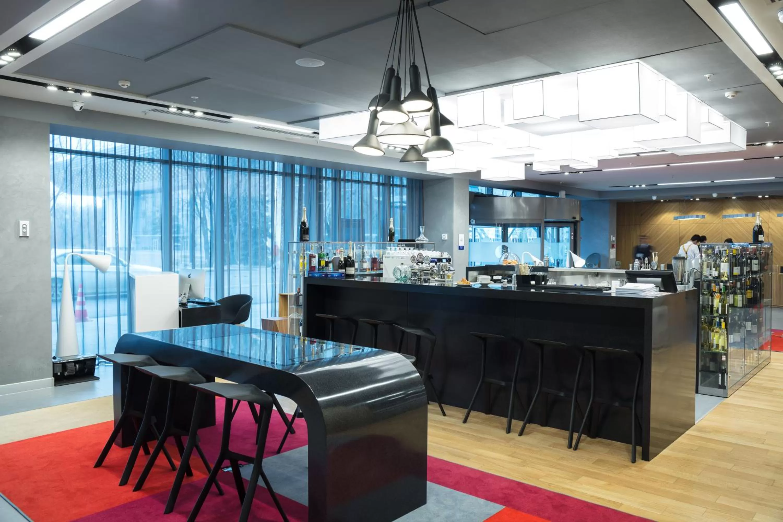 Lobby or reception in Novotel Almaty City Center