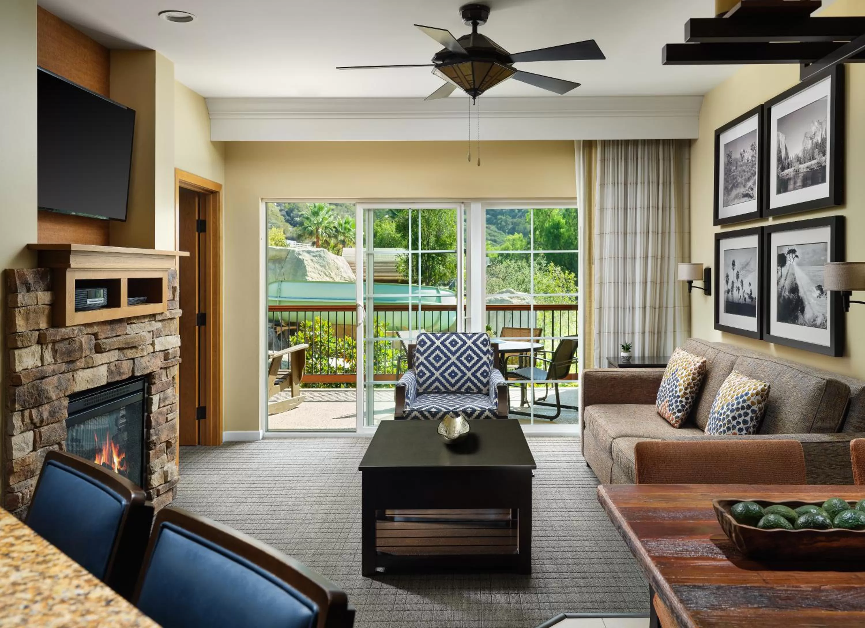 Living room in Hyatt Vacation Club at the Welk, San Diego