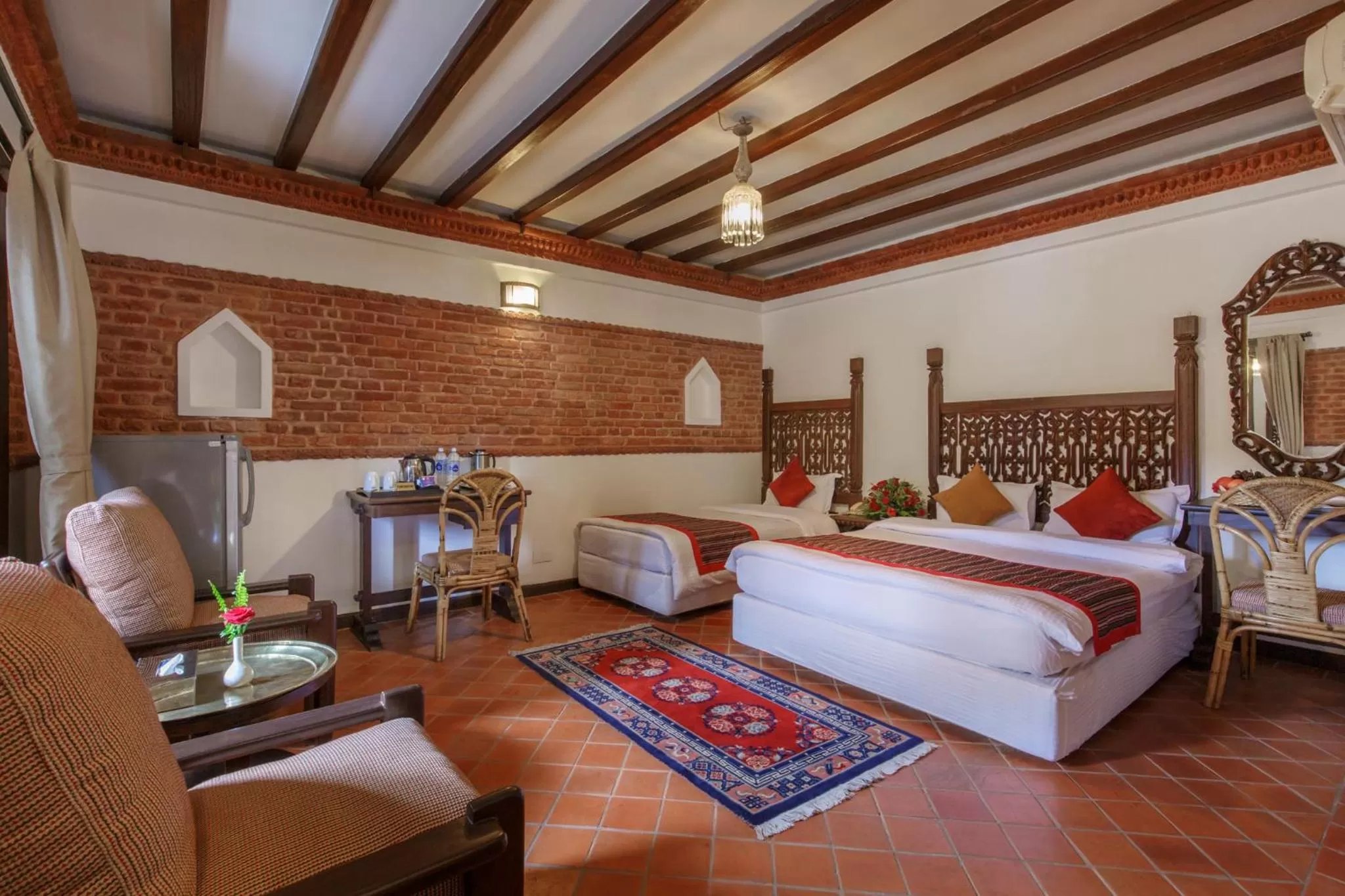 Photo of the whole room, Bed in Hotel Manaslu