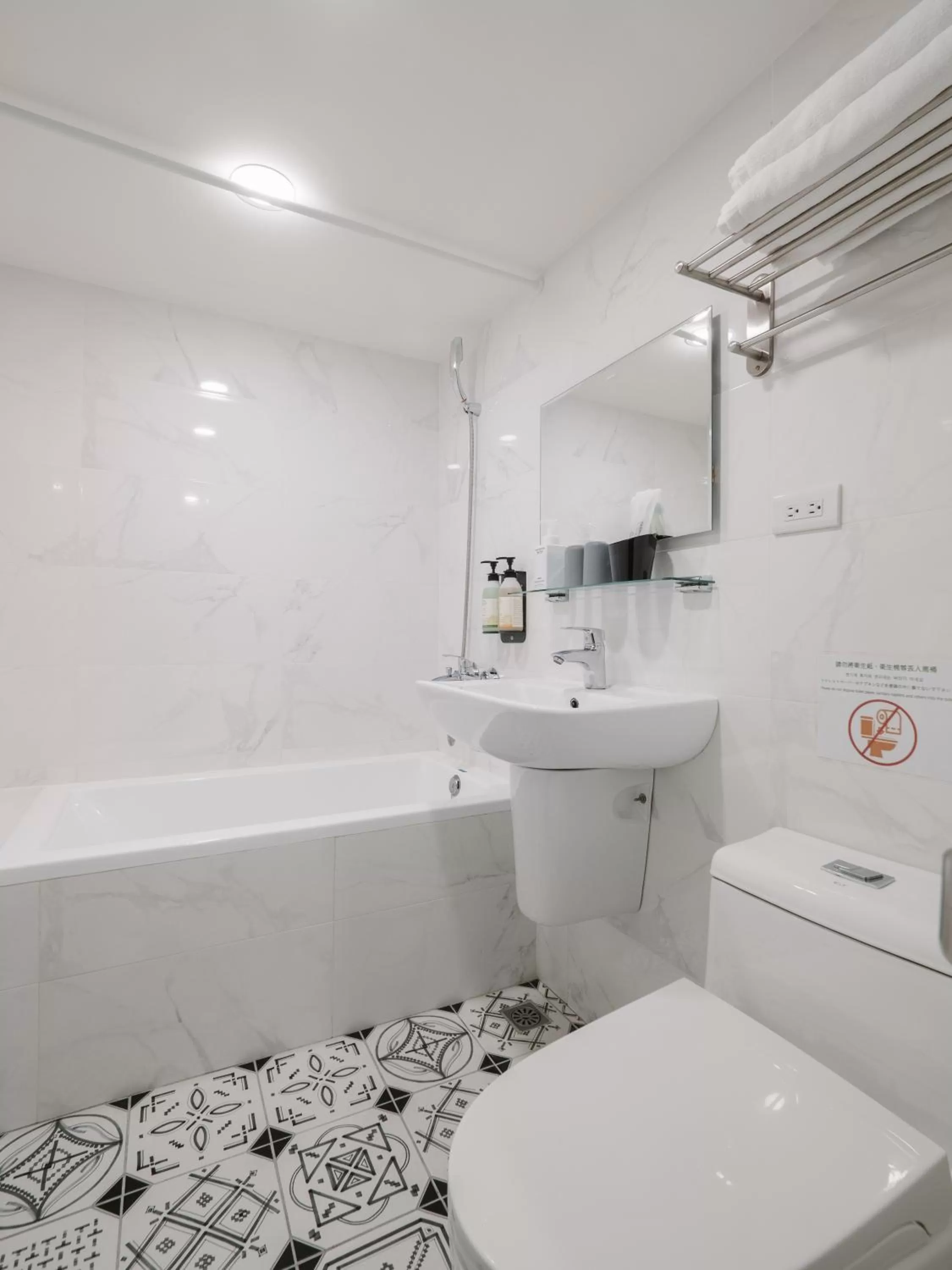 Toilet in Hotel attic