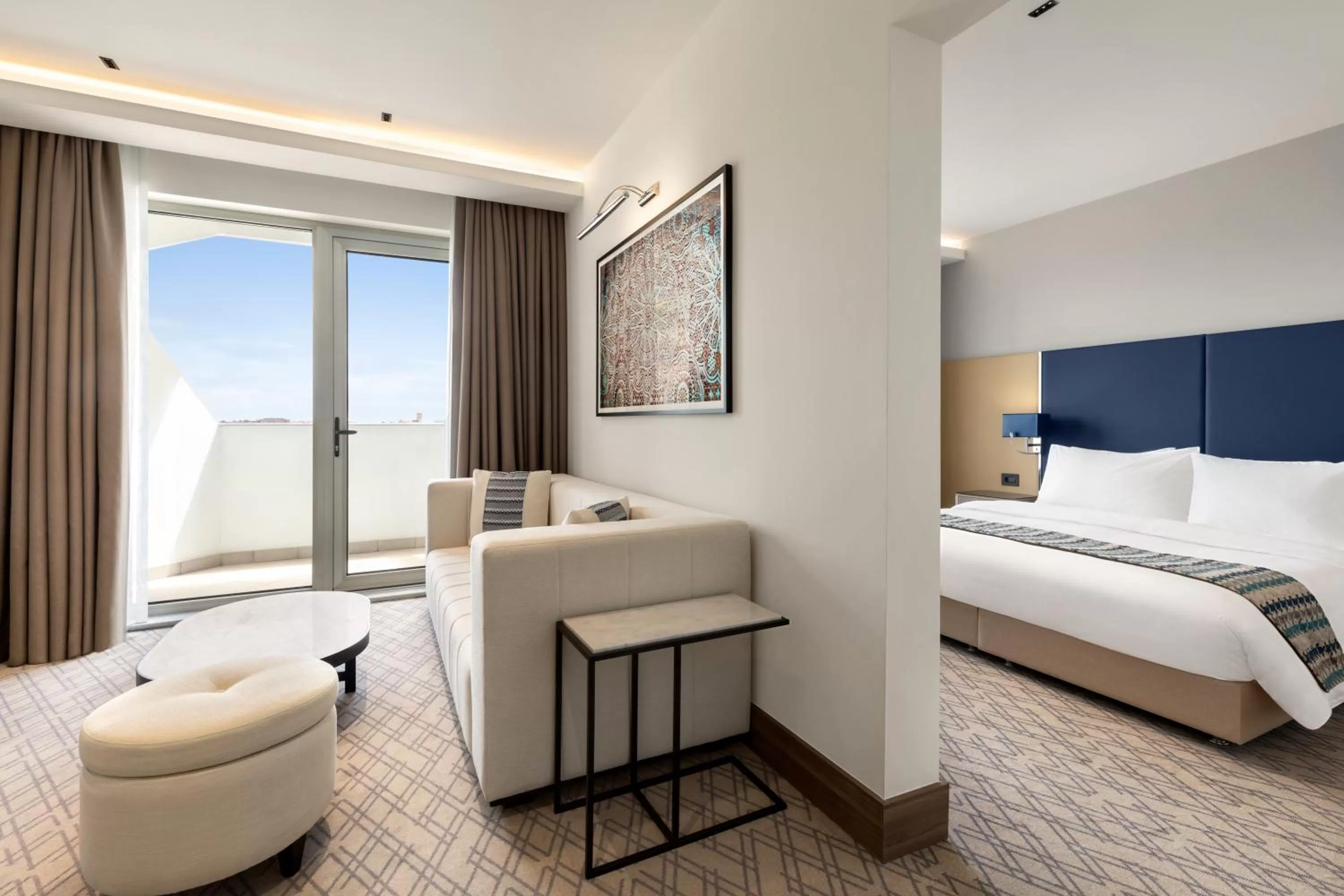 Living room, Bed in Wyndham Bukhara