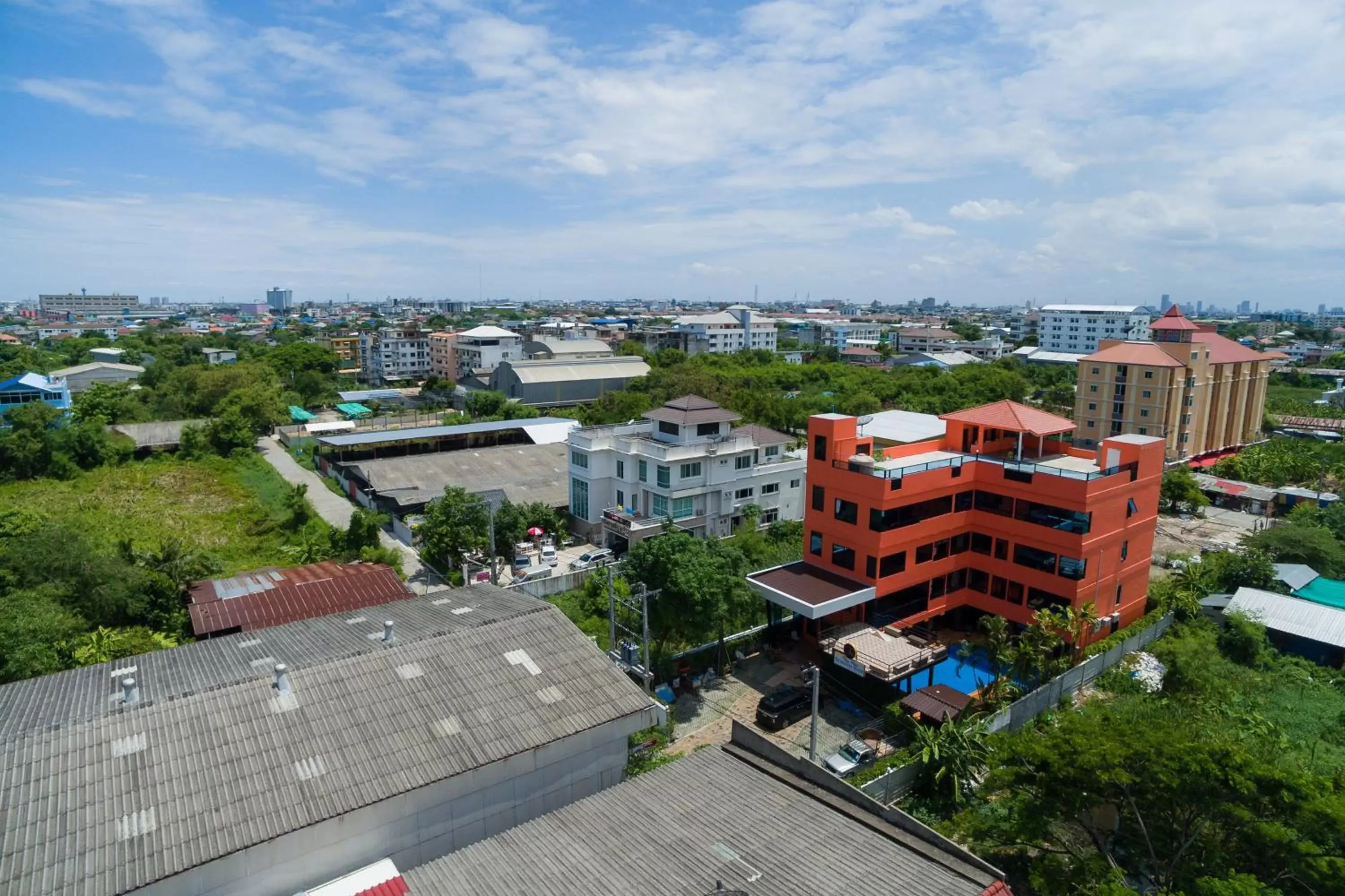 Bird's eye view, Bird's-eye View in Thongtara House Boutique Srinakarin