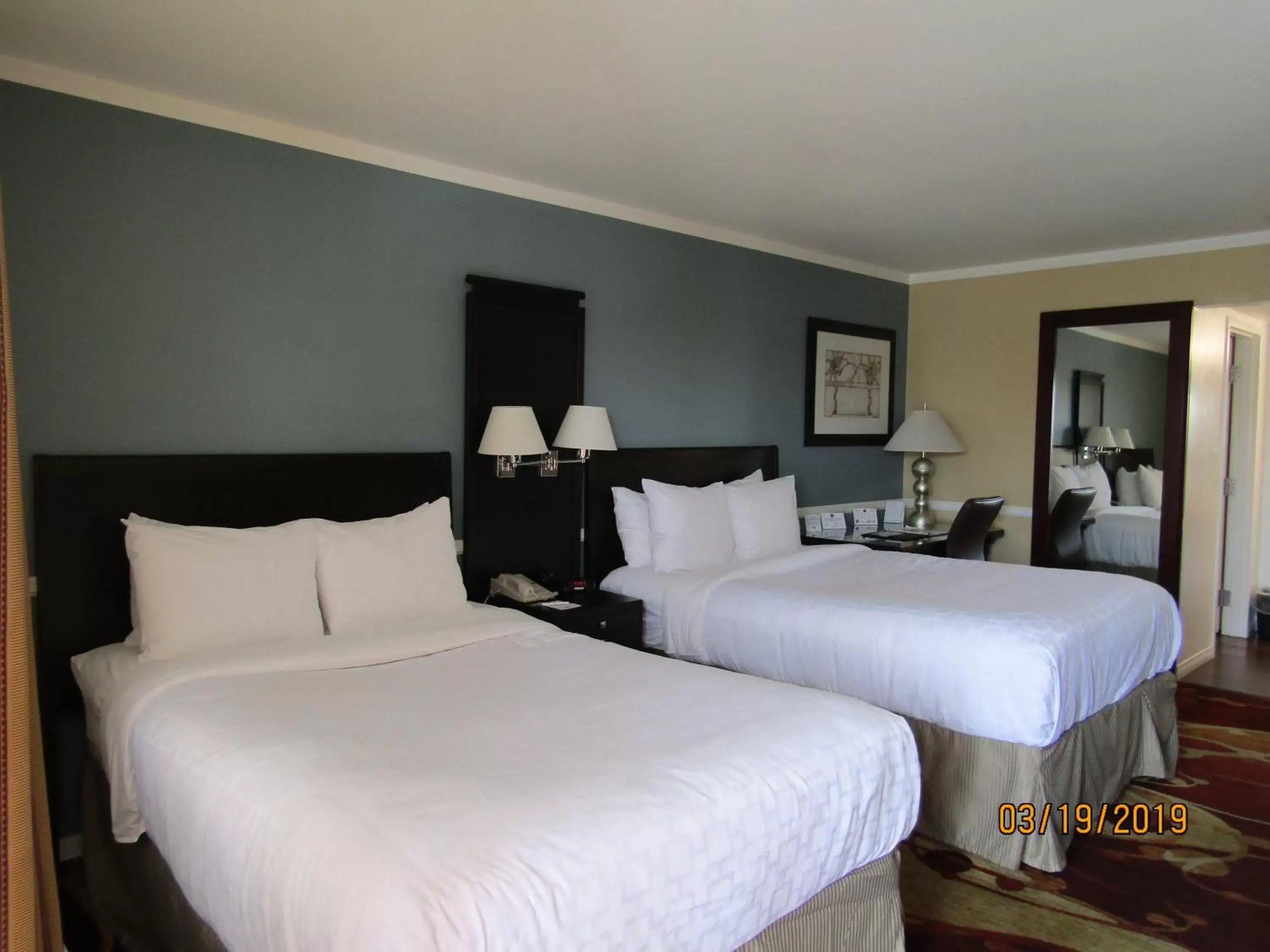 Queen Room with Two Queen Beds and Roll in Shower - Accessible/Non-Smoking in Clarion Inn Ridgecrest