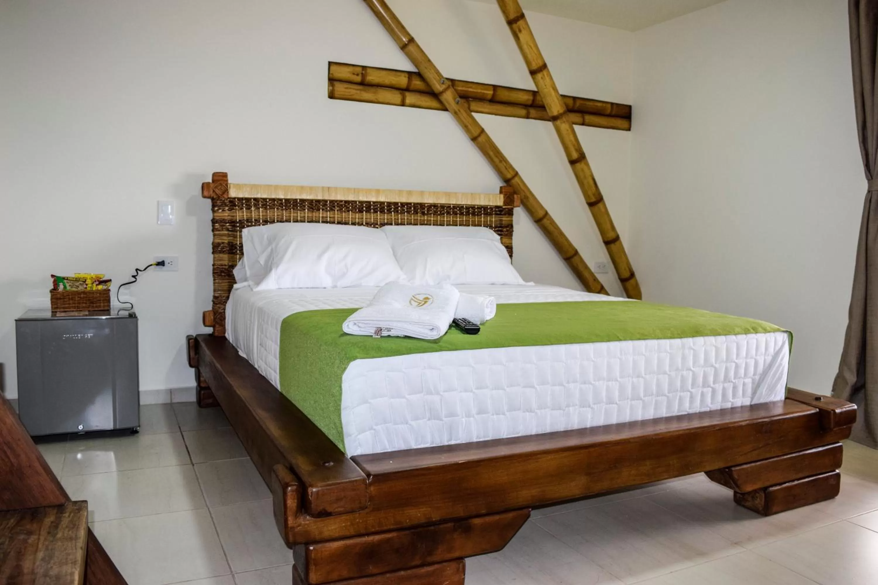 Bed in La Victoria Hotel Campestre