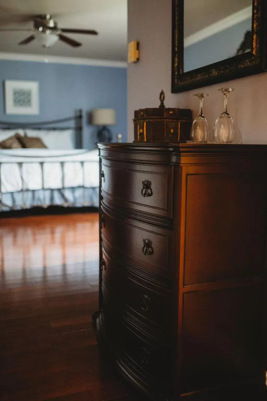 Bedroom in Carriage House Inn Four and a Half Stars