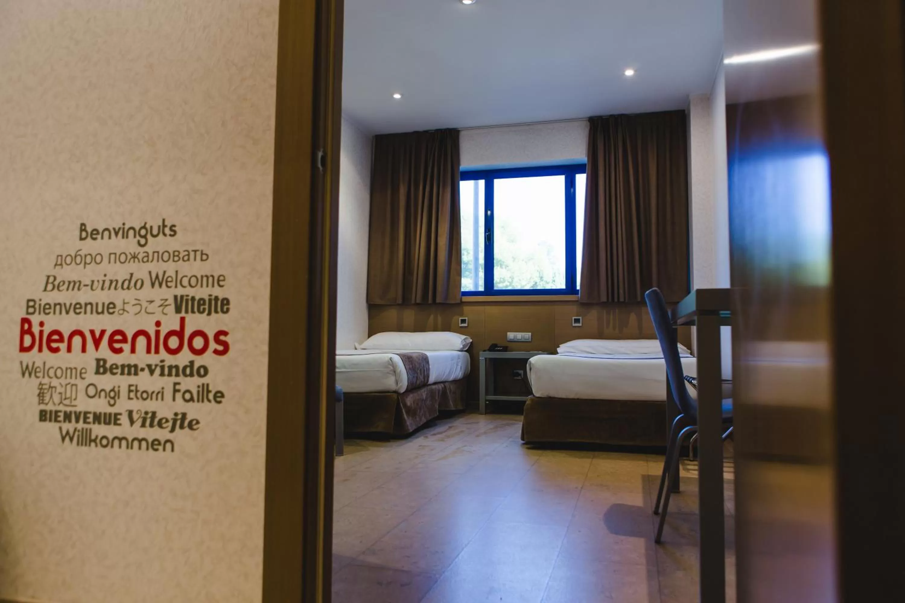 Bed in Hotel Mas Camarena