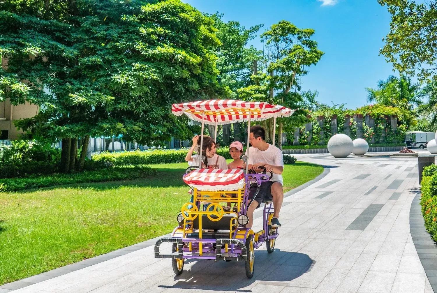 Cycling in The Westin Sanya Haitang Bay Resort