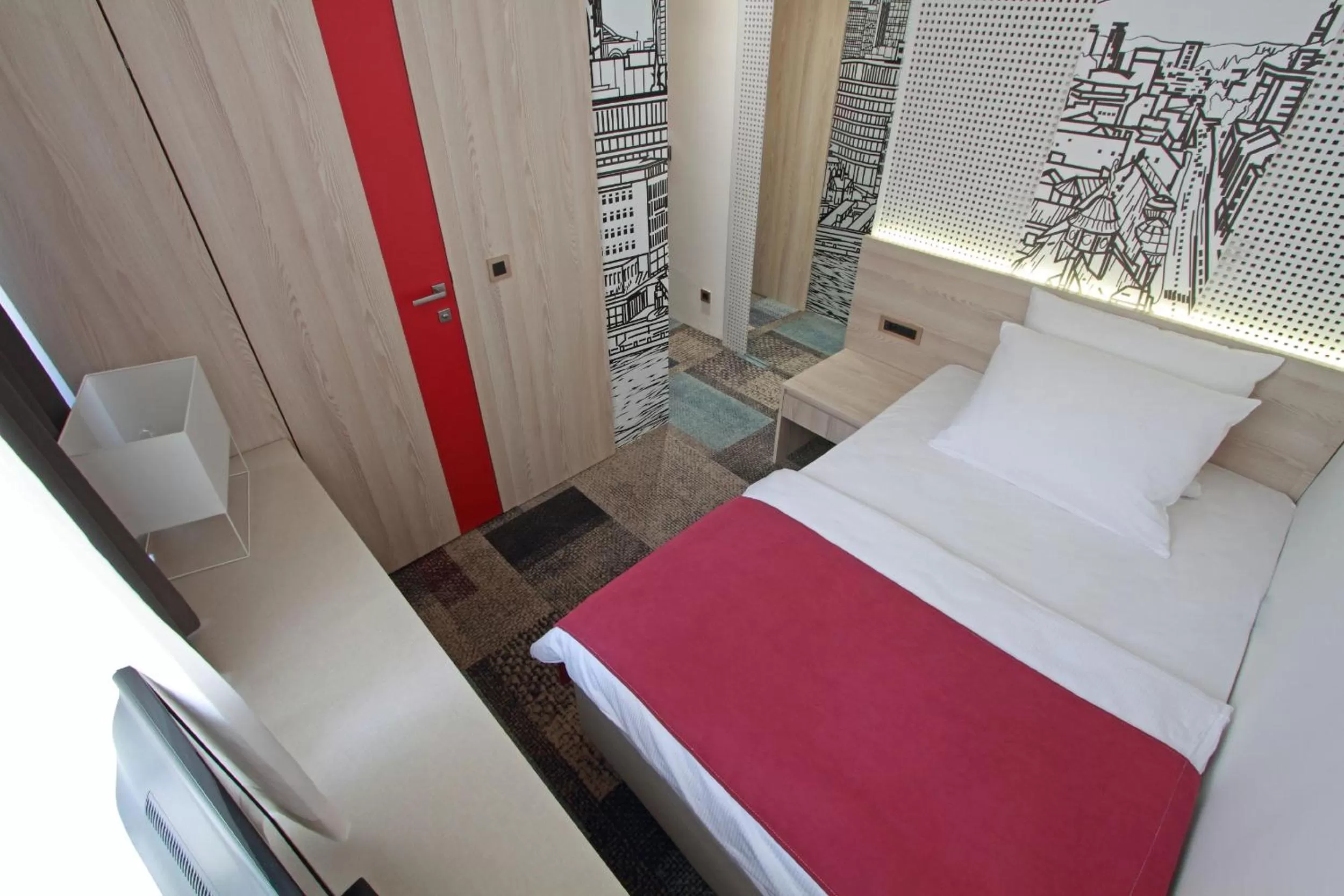 Bed in Hotel Cosmopolit