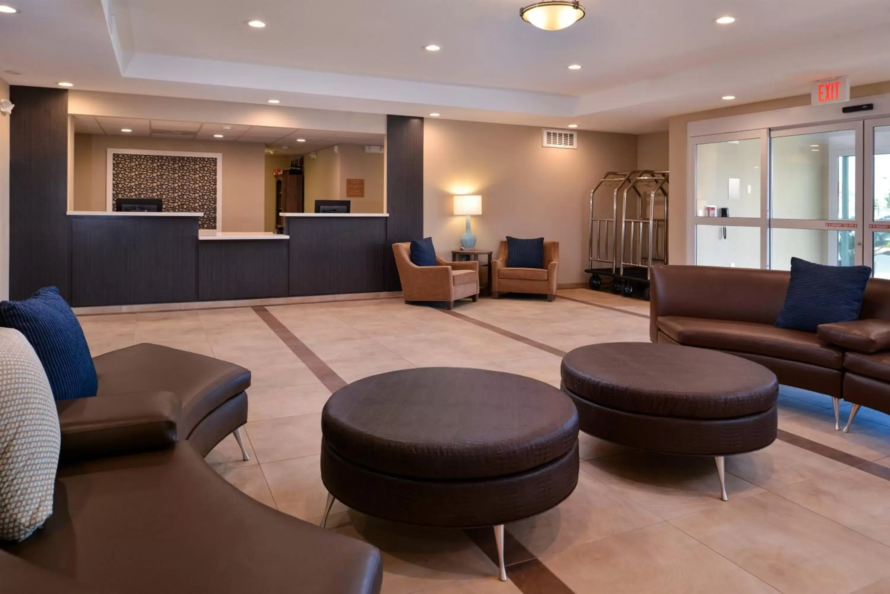 Property building, Lobby/Reception in Candlewood Suites - Lodi, an IHG Hotel