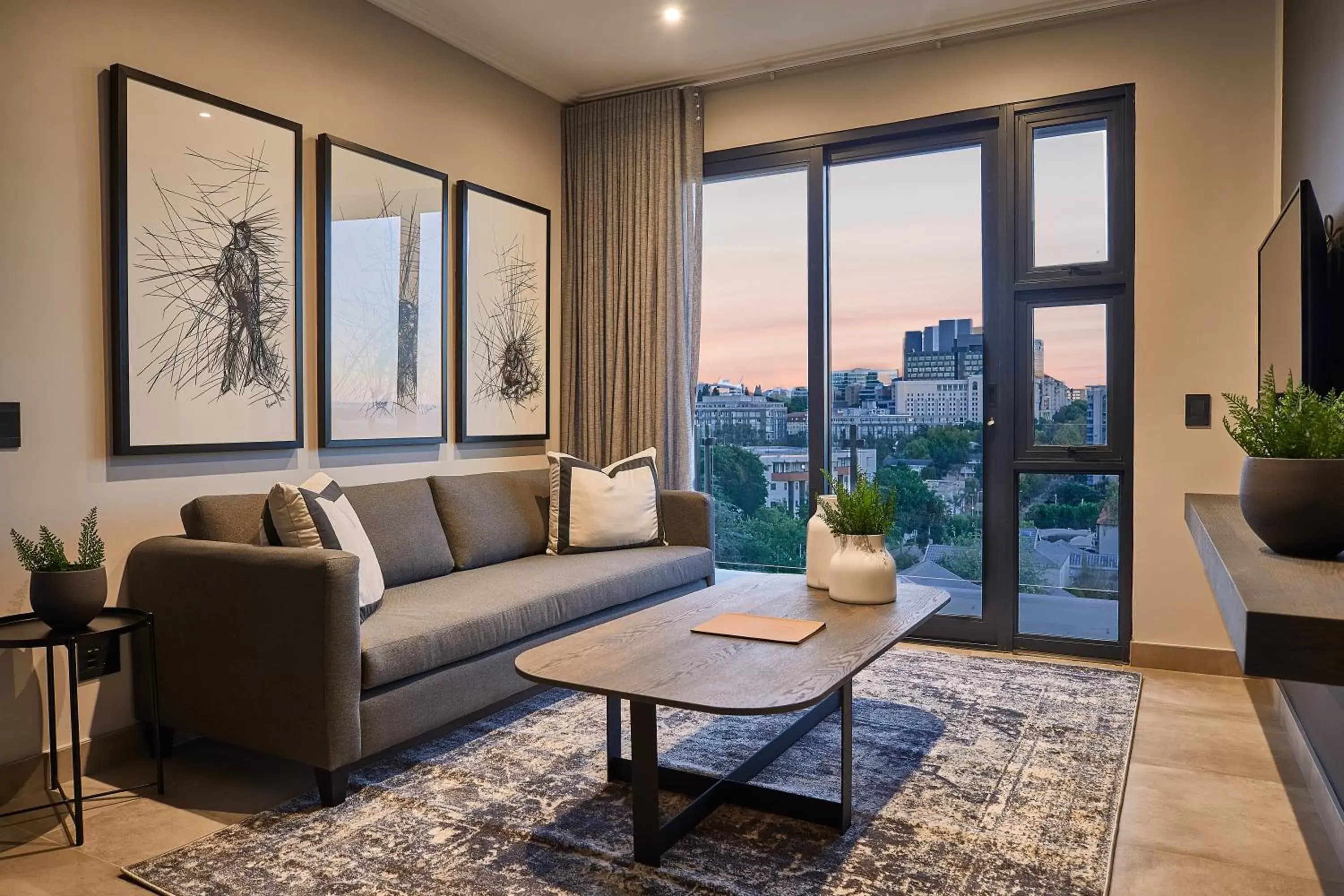 View (from property/room), Seating Area in The Catalyst Apartment Hotel by NEWMARK